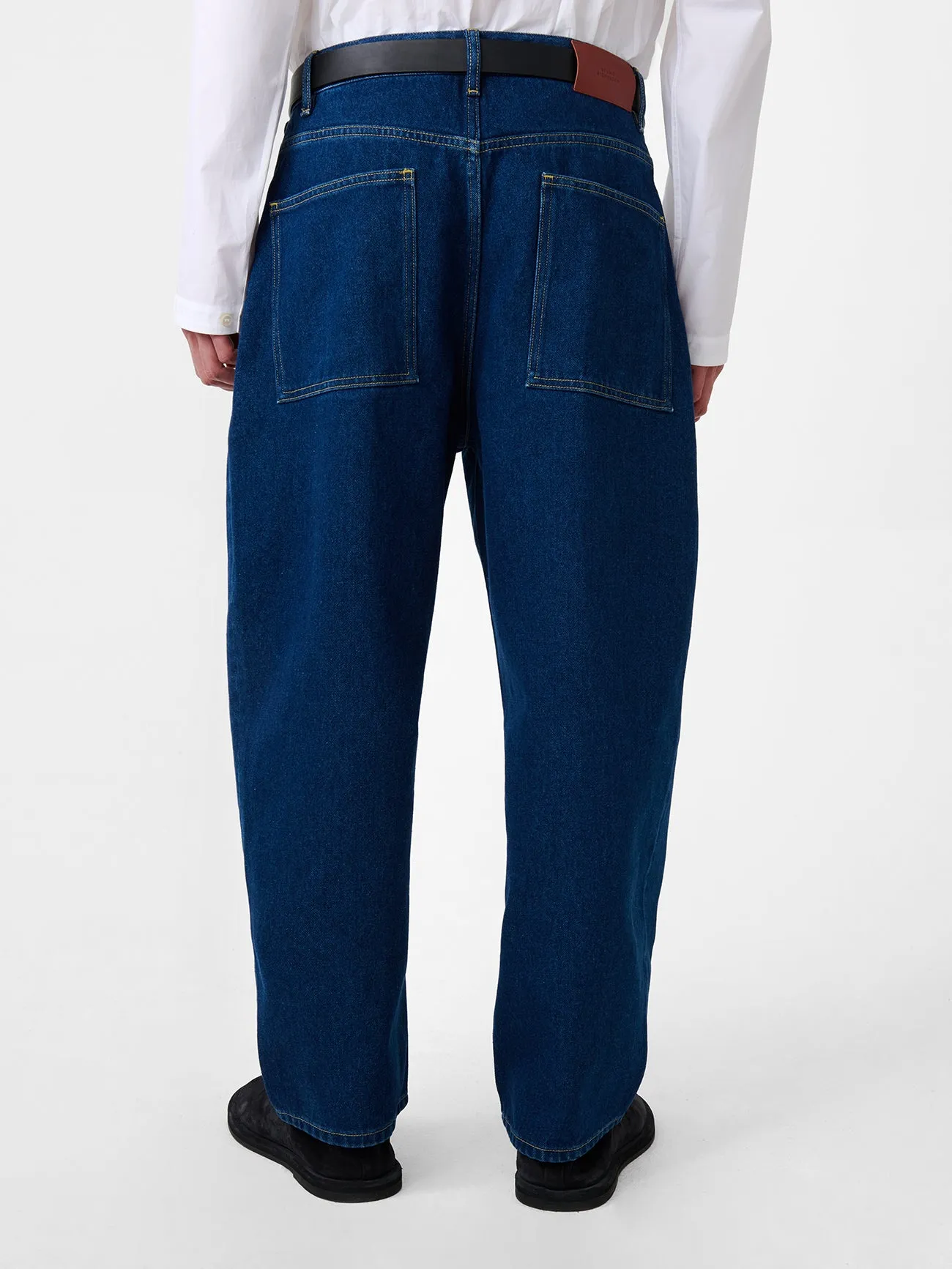 Land Denim Pant in Indigo Wash sold by Studio Nicholson product image thumbnail 4