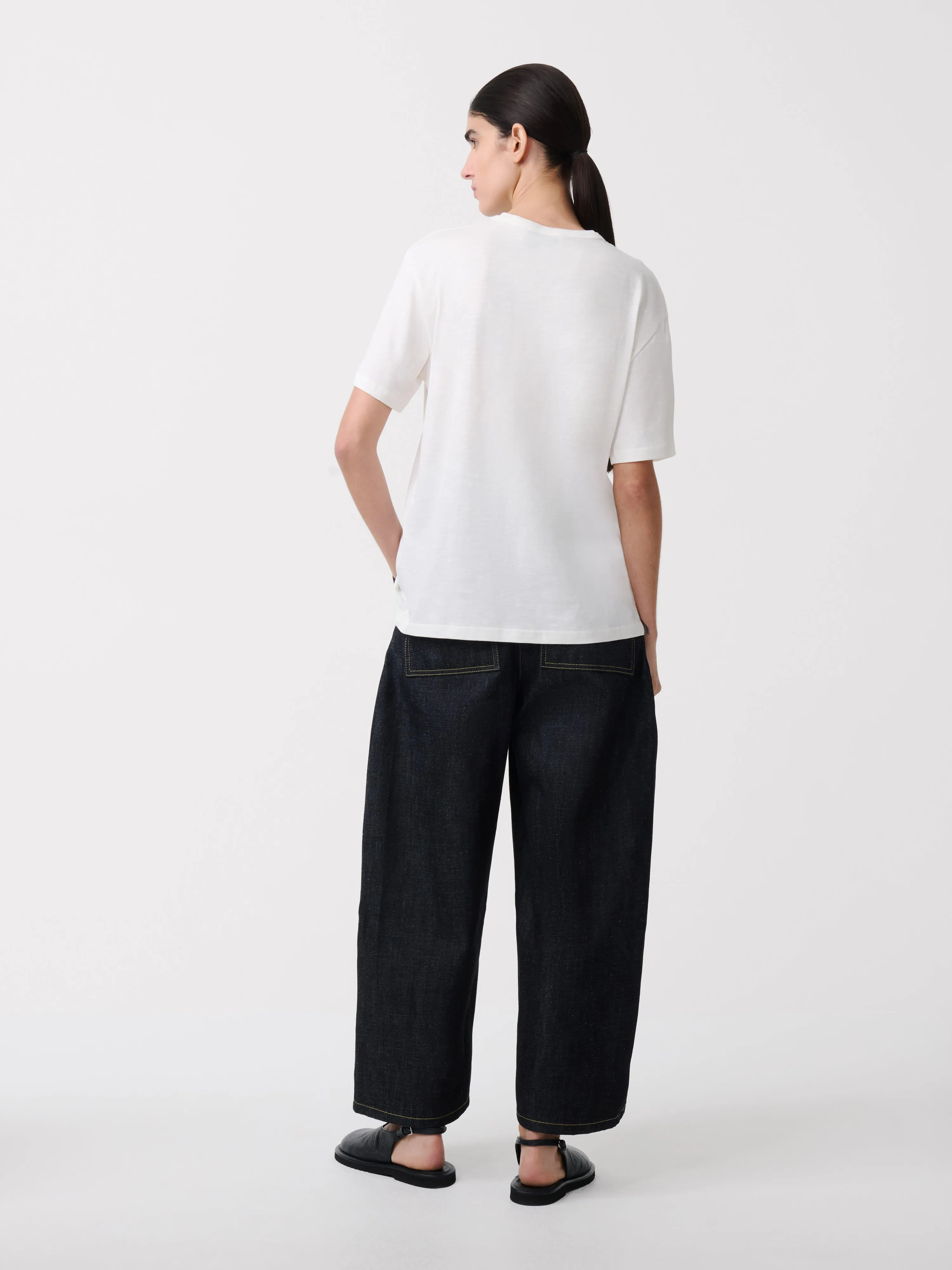 Rond T-Shirt in Parchment sold by Studio Nicholson product image thumbnail 5