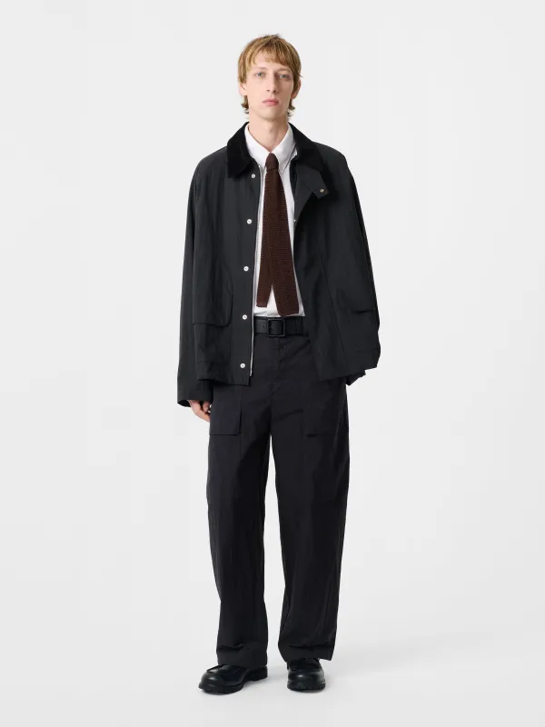 Towa Jacket in Washed Black sold by Studio Nicholson