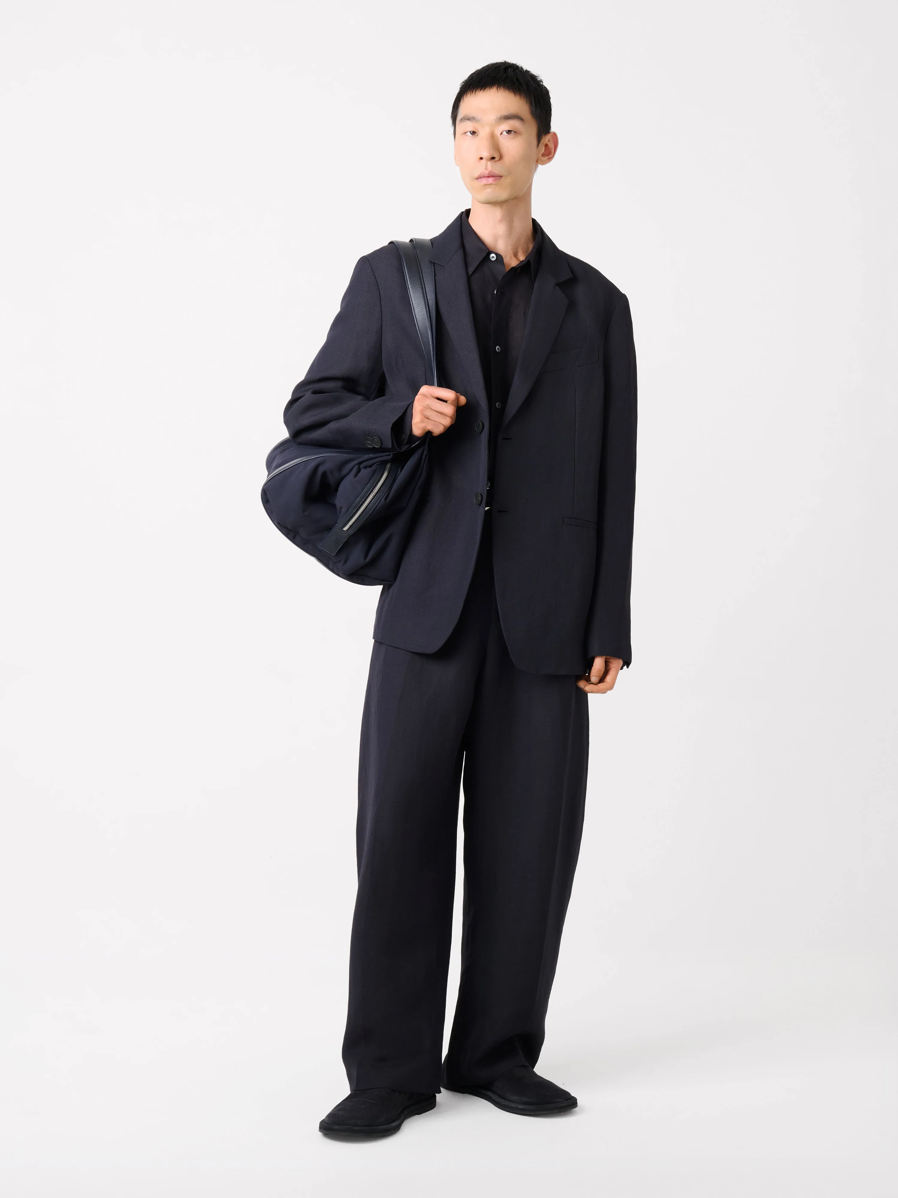 Club Tote Bag in Darkest Navy sold by Studio Nicholson product image thumbnail 3