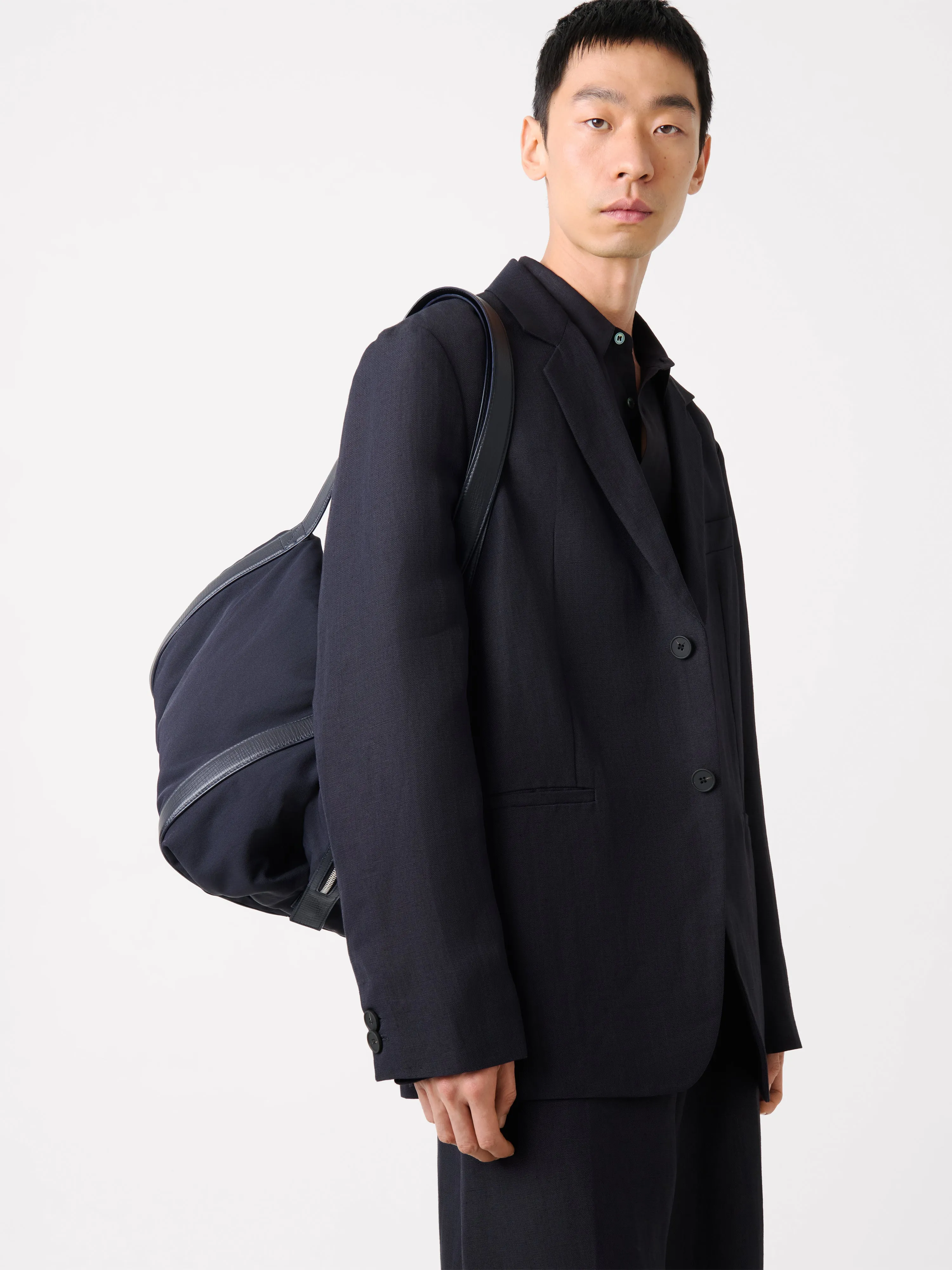 Club Tote Bag in Darkest Navy sold by Studio Nicholson product image thumbnail 2