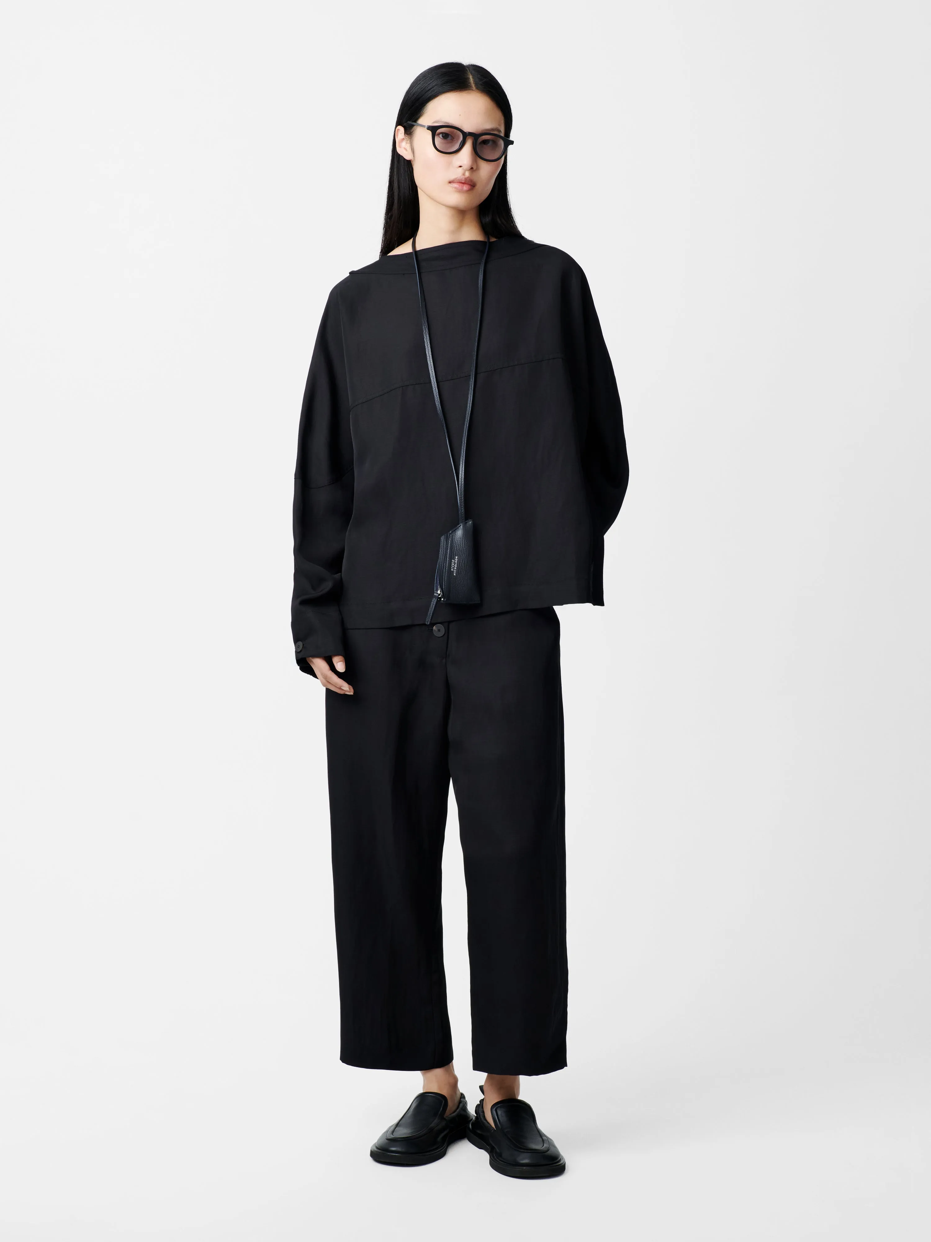 Cori Pant in Black sold by Studio Nicholson product image thumbnail 3