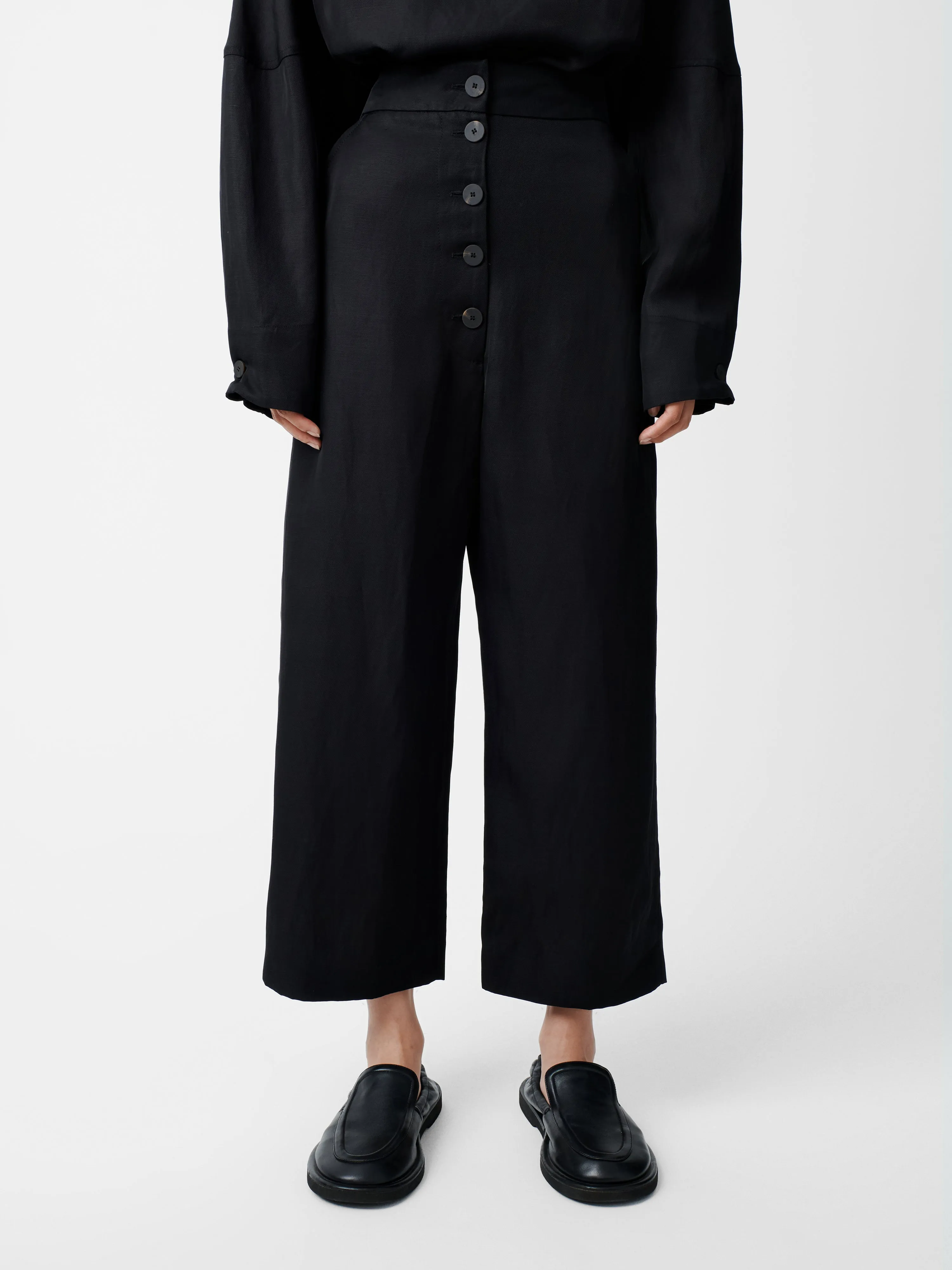 Cori Pant in Black sold by Studio Nicholson product image thumbnail 5