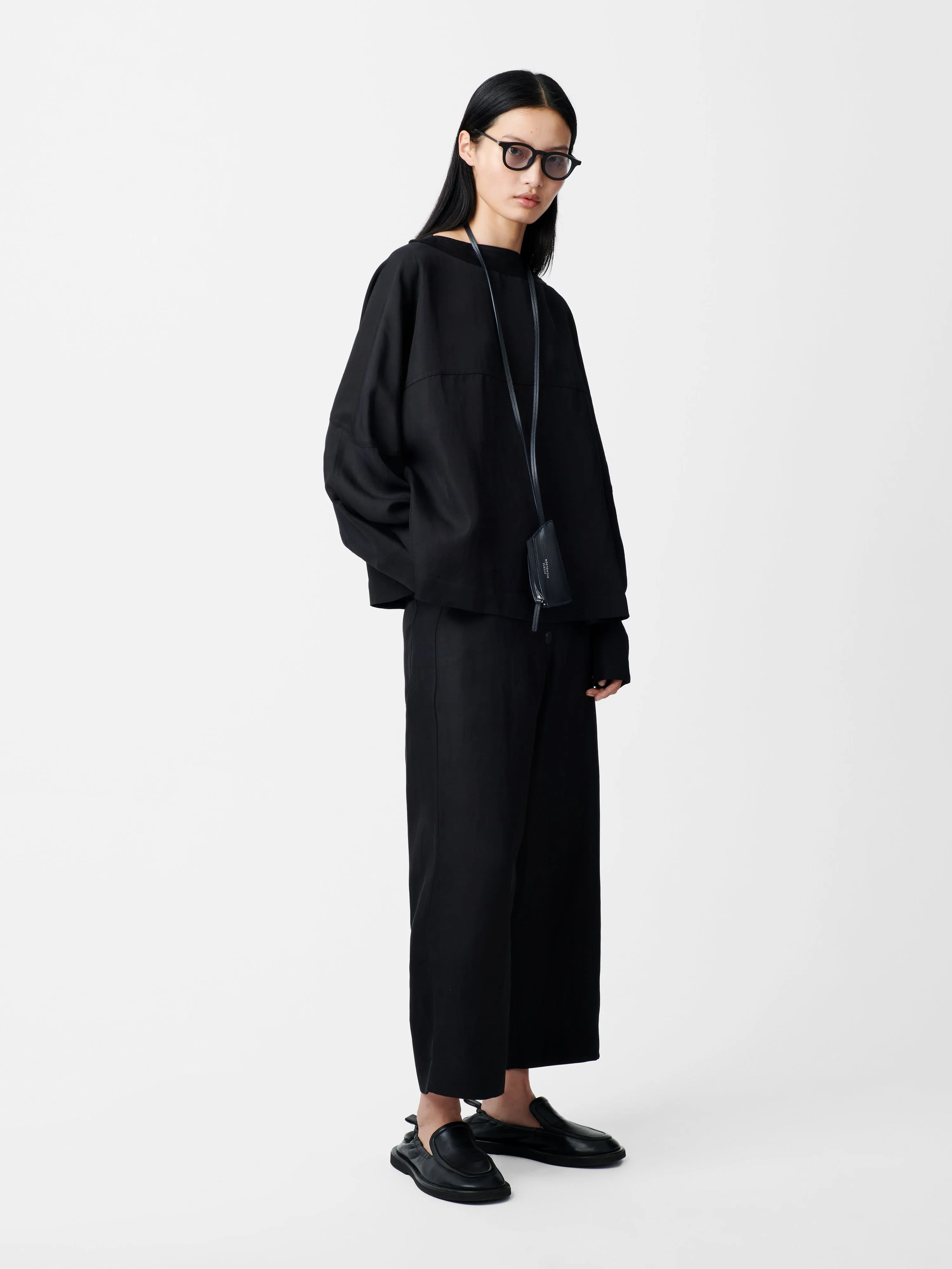 Cori Pant in Black sold by Studio Nicholson product image thumbnail 2