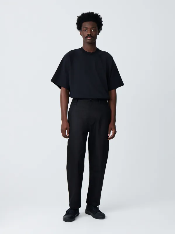 Bill Denim Pant in Black sold by Studio Nicholson