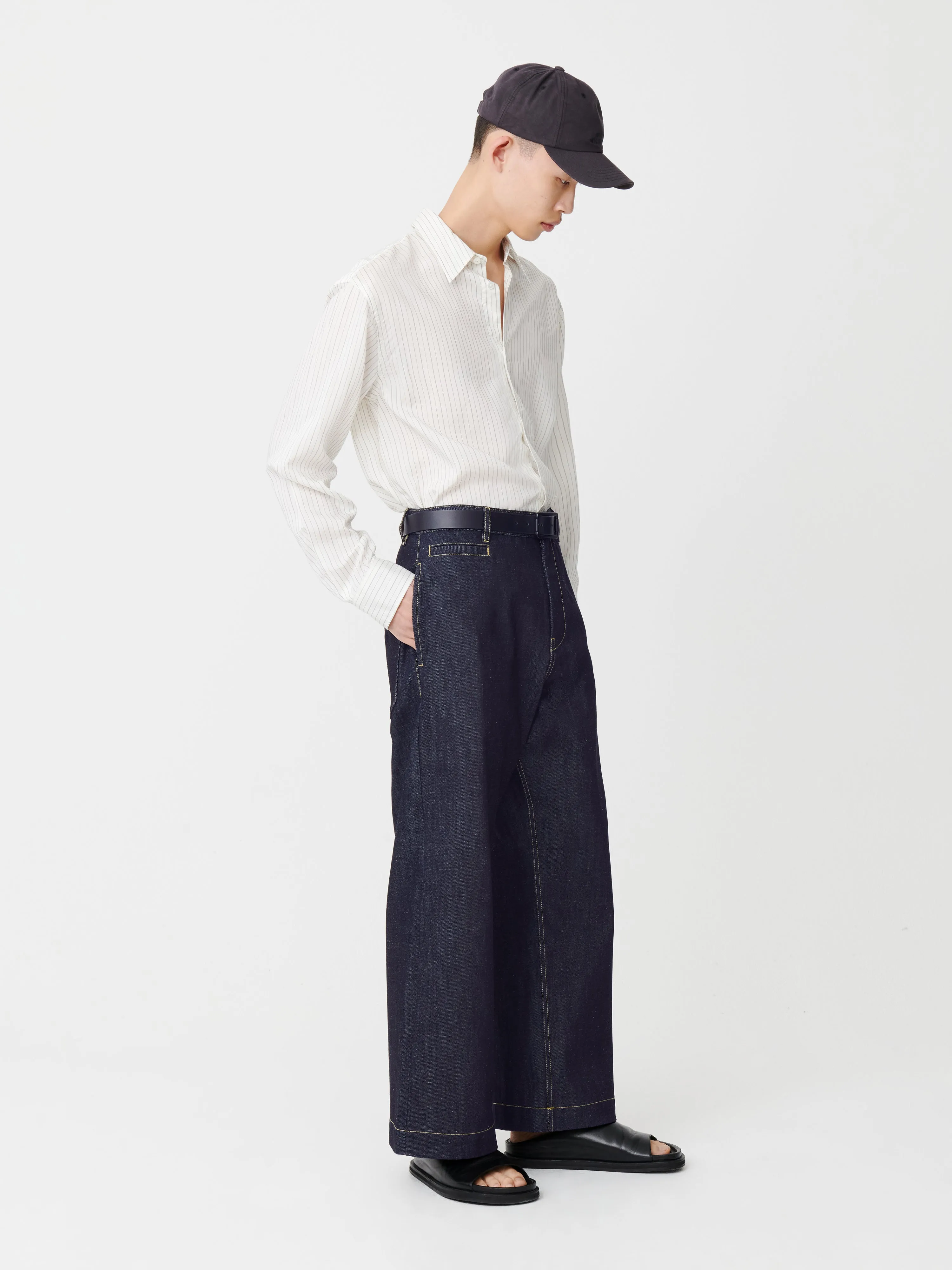 Pyad Denim Pant in Indigo sold by Studio Nicholson product image thumbnail 2