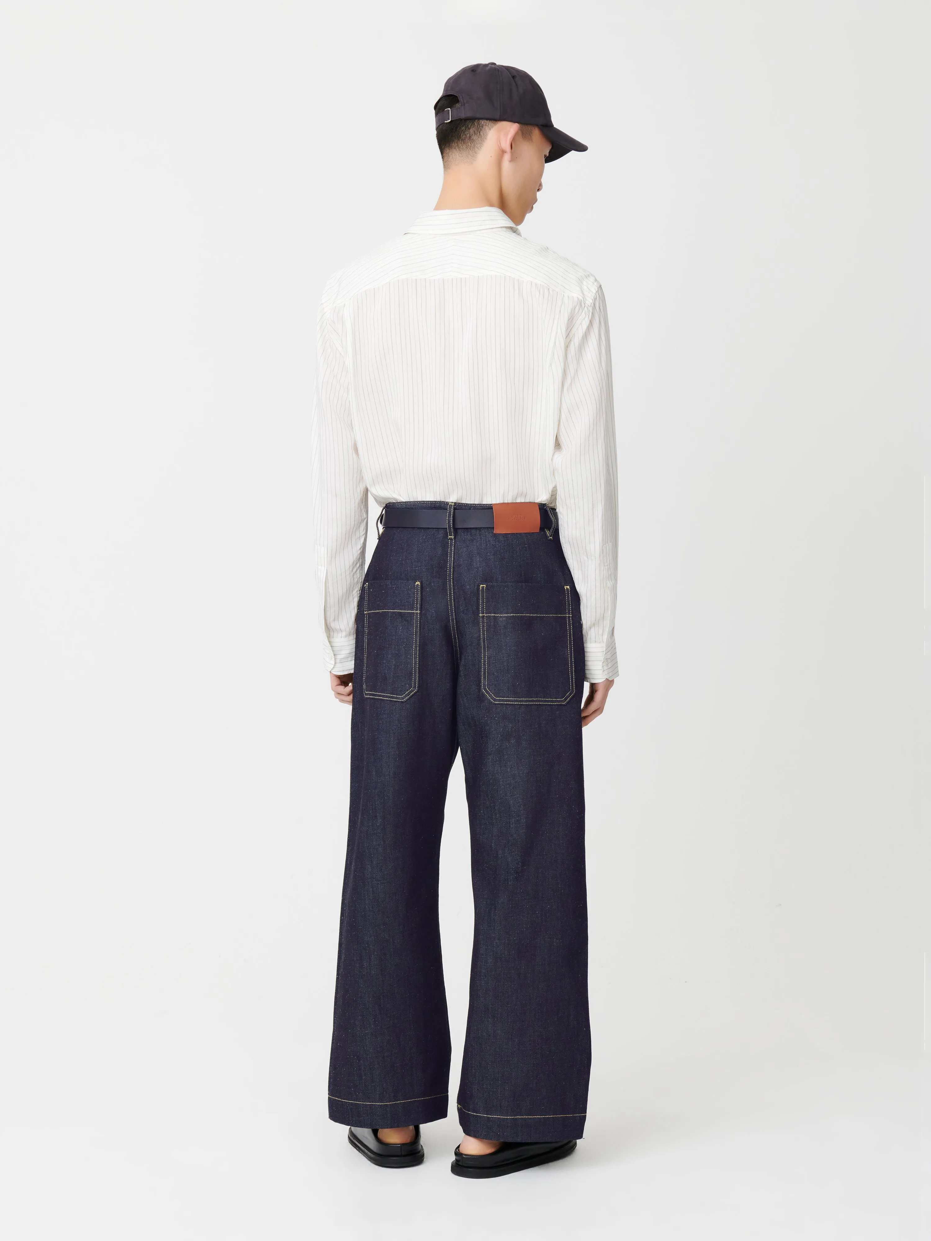 Pyad Denim Pant in Indigo sold by Studio Nicholson product image thumbnail 4