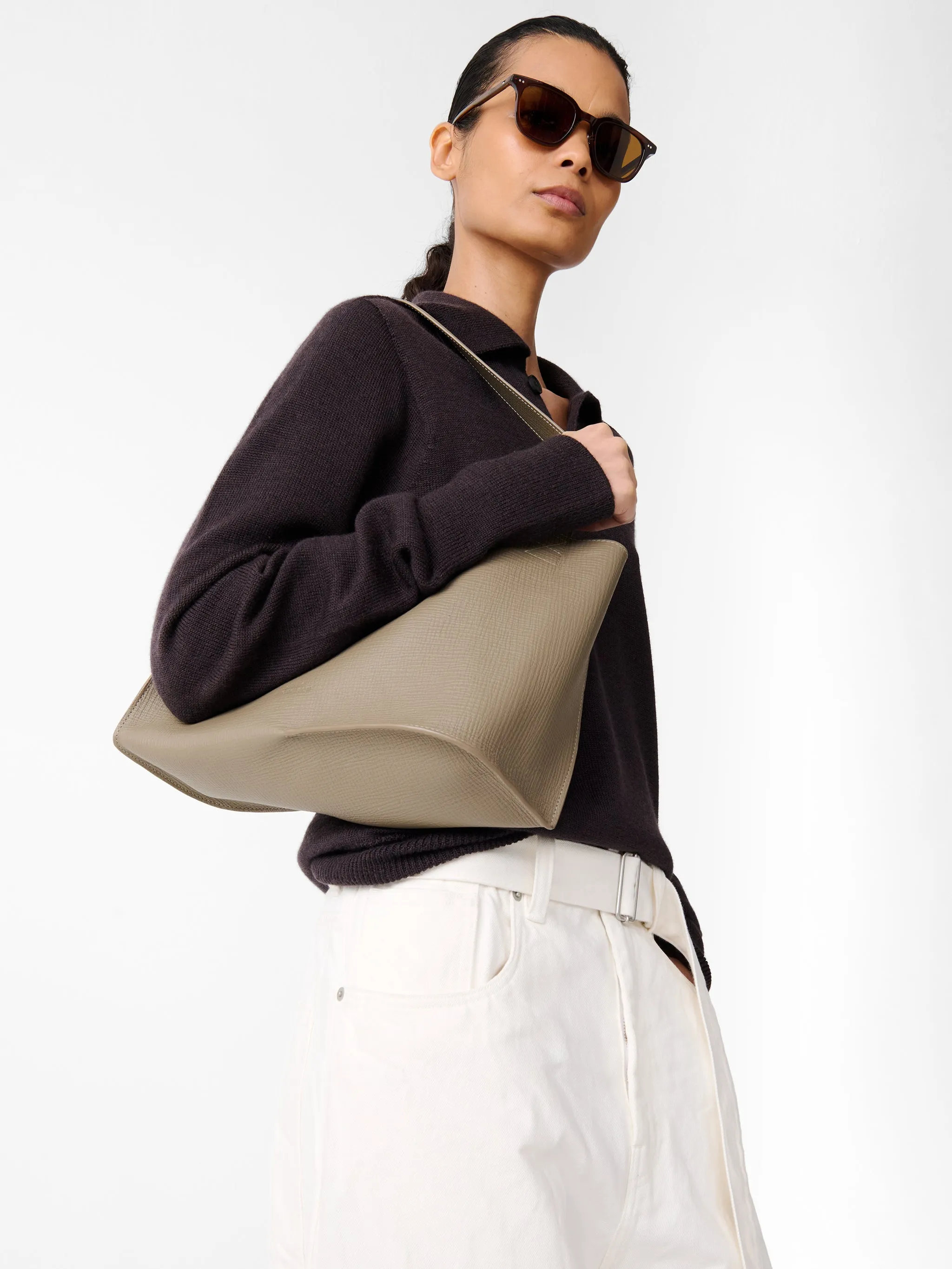 Doublet Leather Medi bag in Elephant sold by Studio Nicholson product image thumbnail 2
