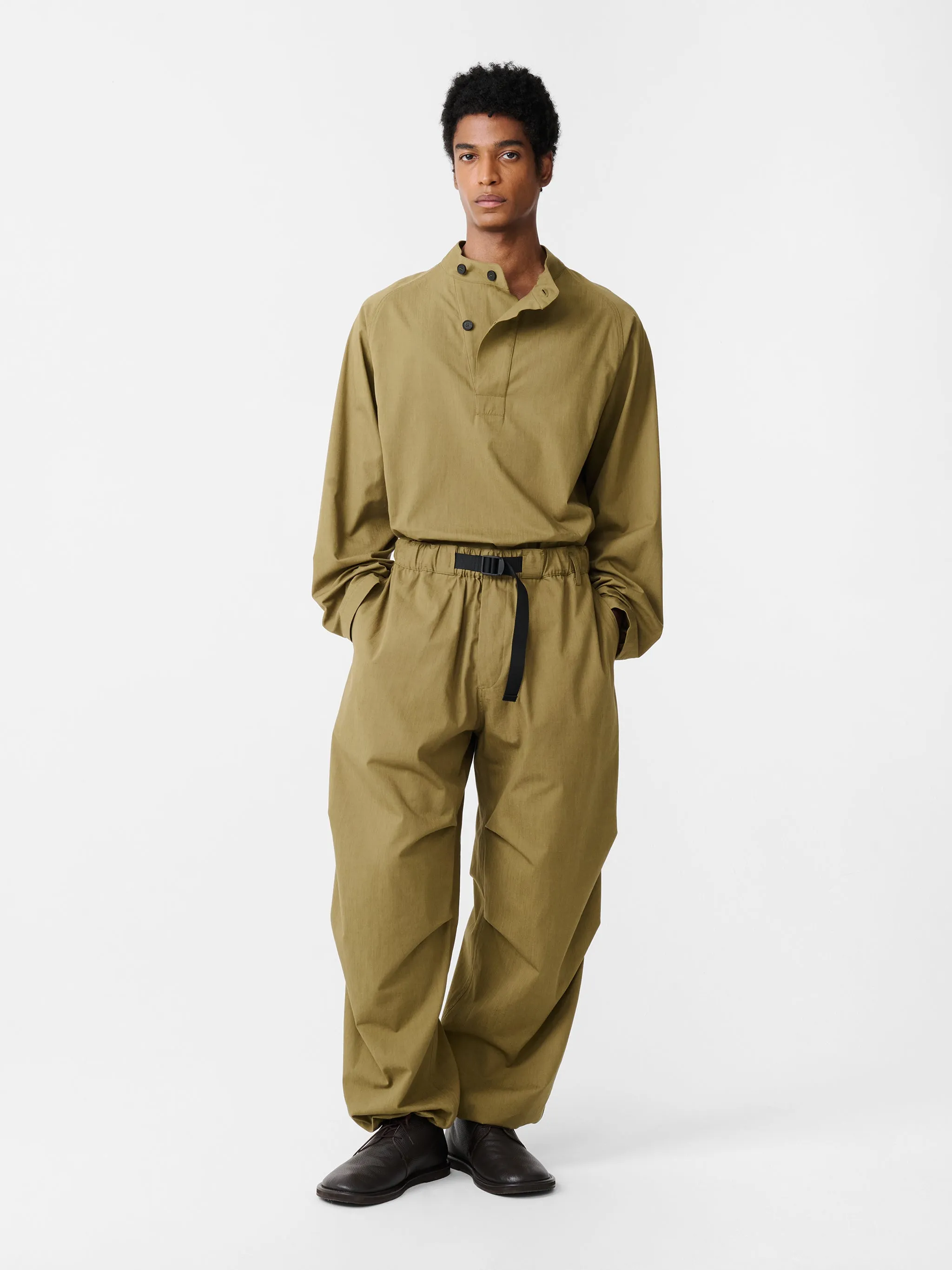 Caro Pant in Military Green sold by Studio Nicholson