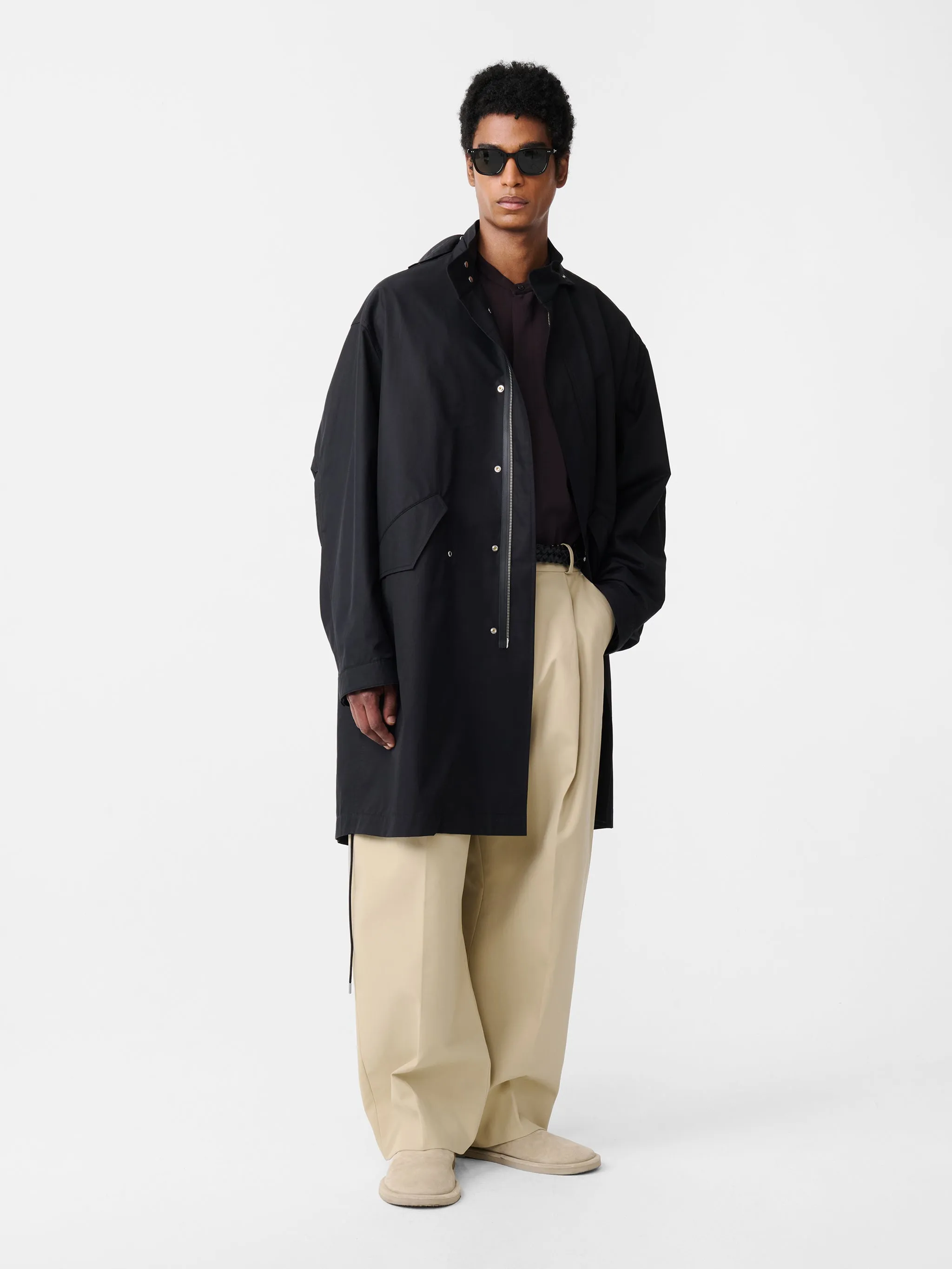 Pull Pant in Sand sold by Studio Nicholson