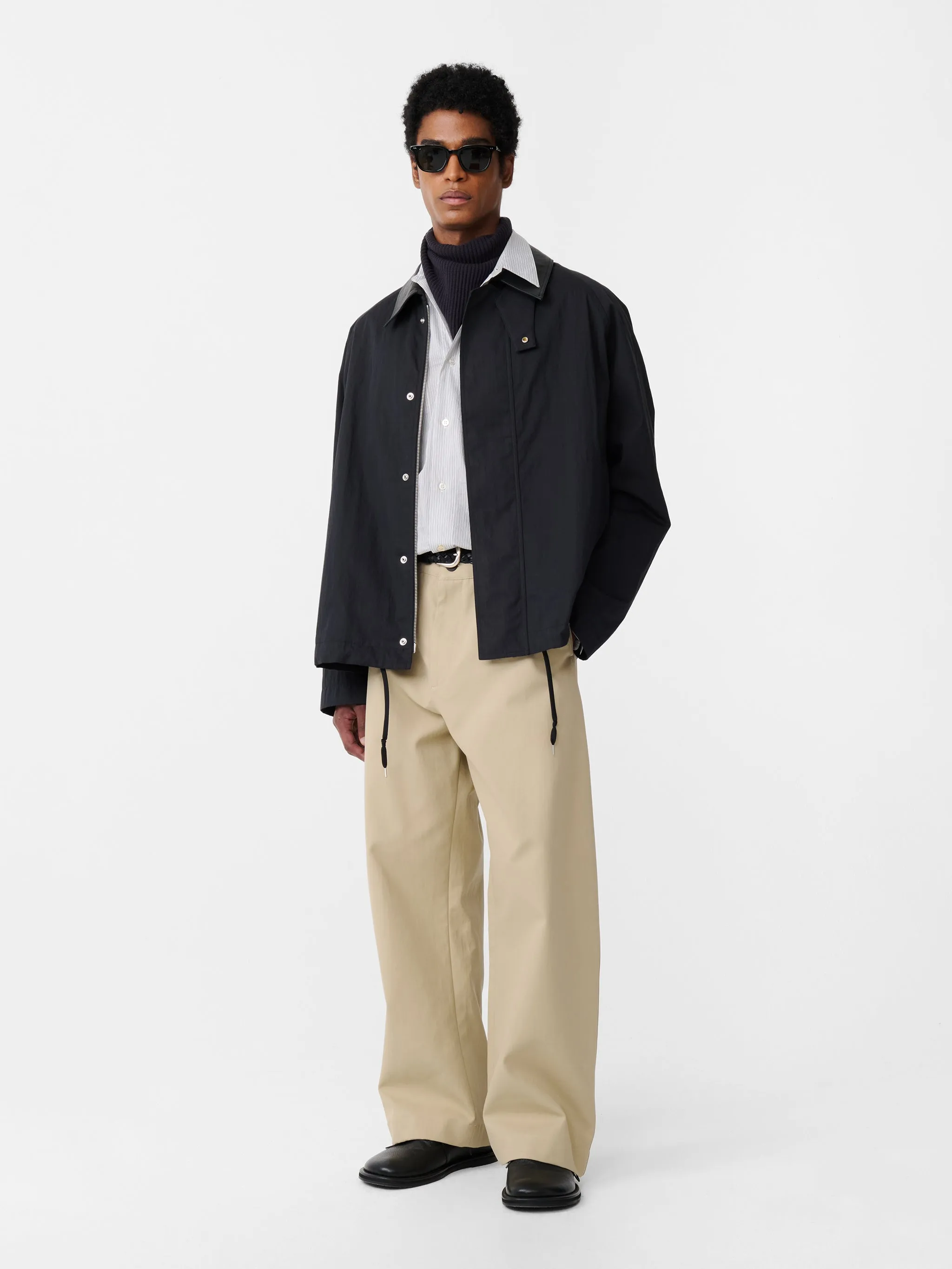 Dani Jacket in Washed Black sold by Studio Nicholson