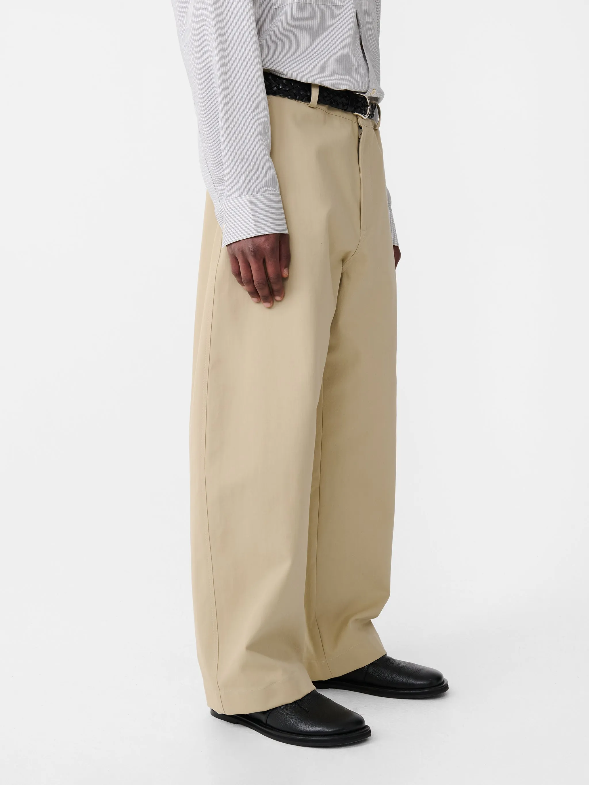 Bosworth Pant in Sand sold by Studio Nicholson product image thumbnail 4