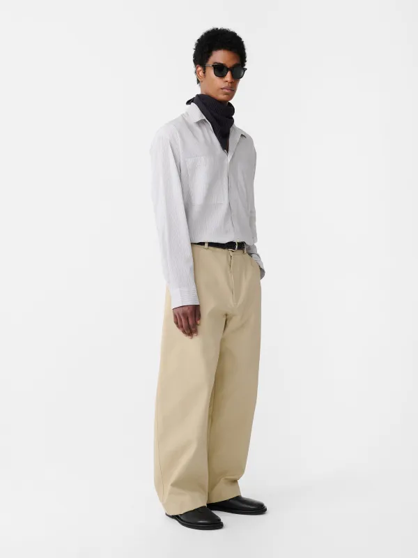 Bosworth Pant in Sand sold by Studio Nicholson