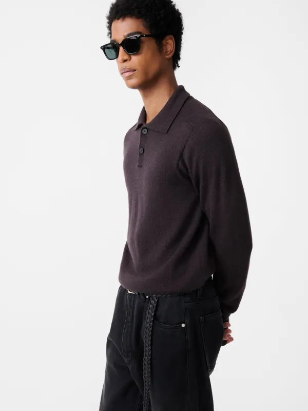 Sark Knit in Walnut made by Studio Nicholson