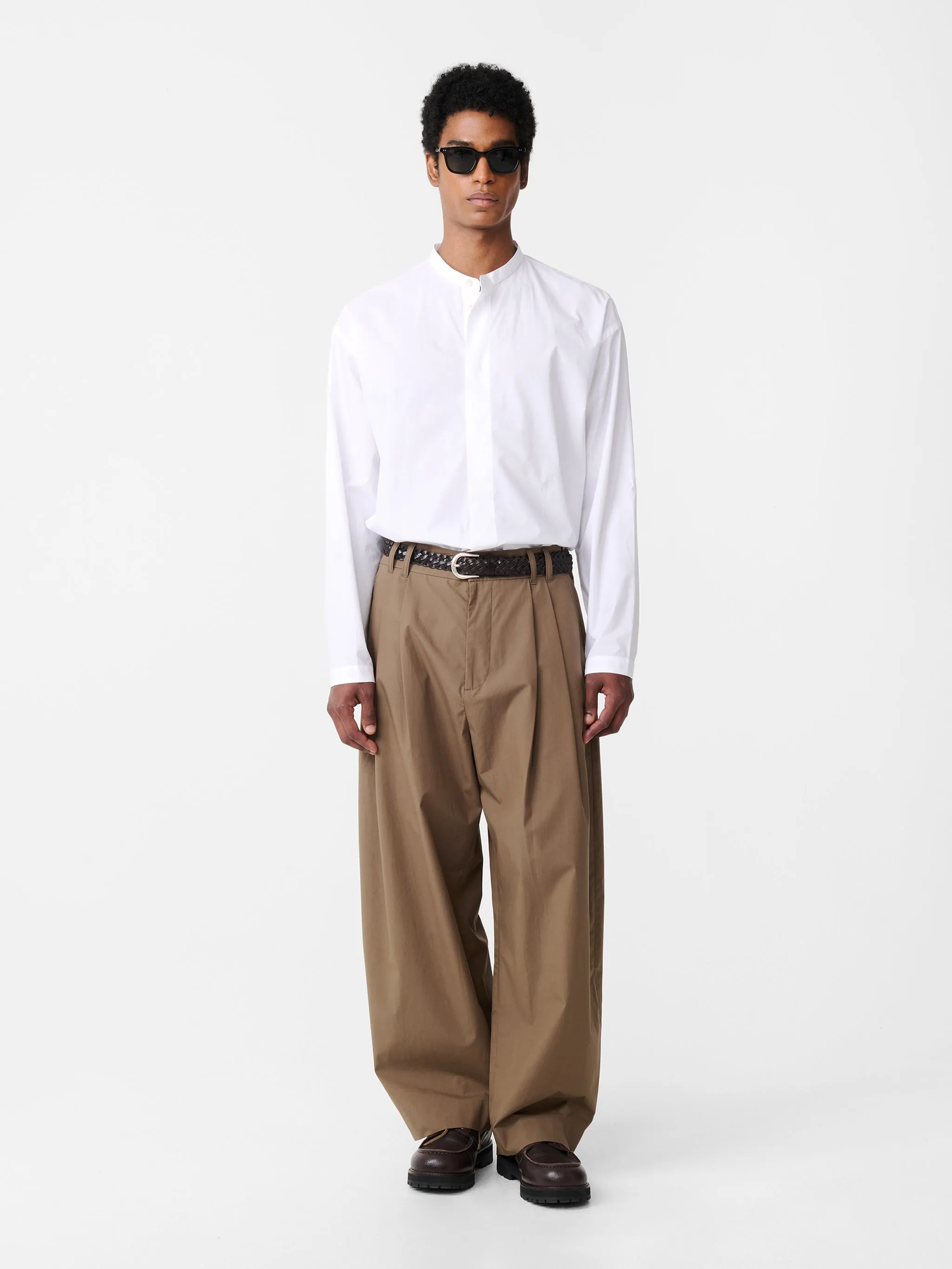 Karst Shirt in Optic White sold by Studio Nicholson product image thumbnail 5
