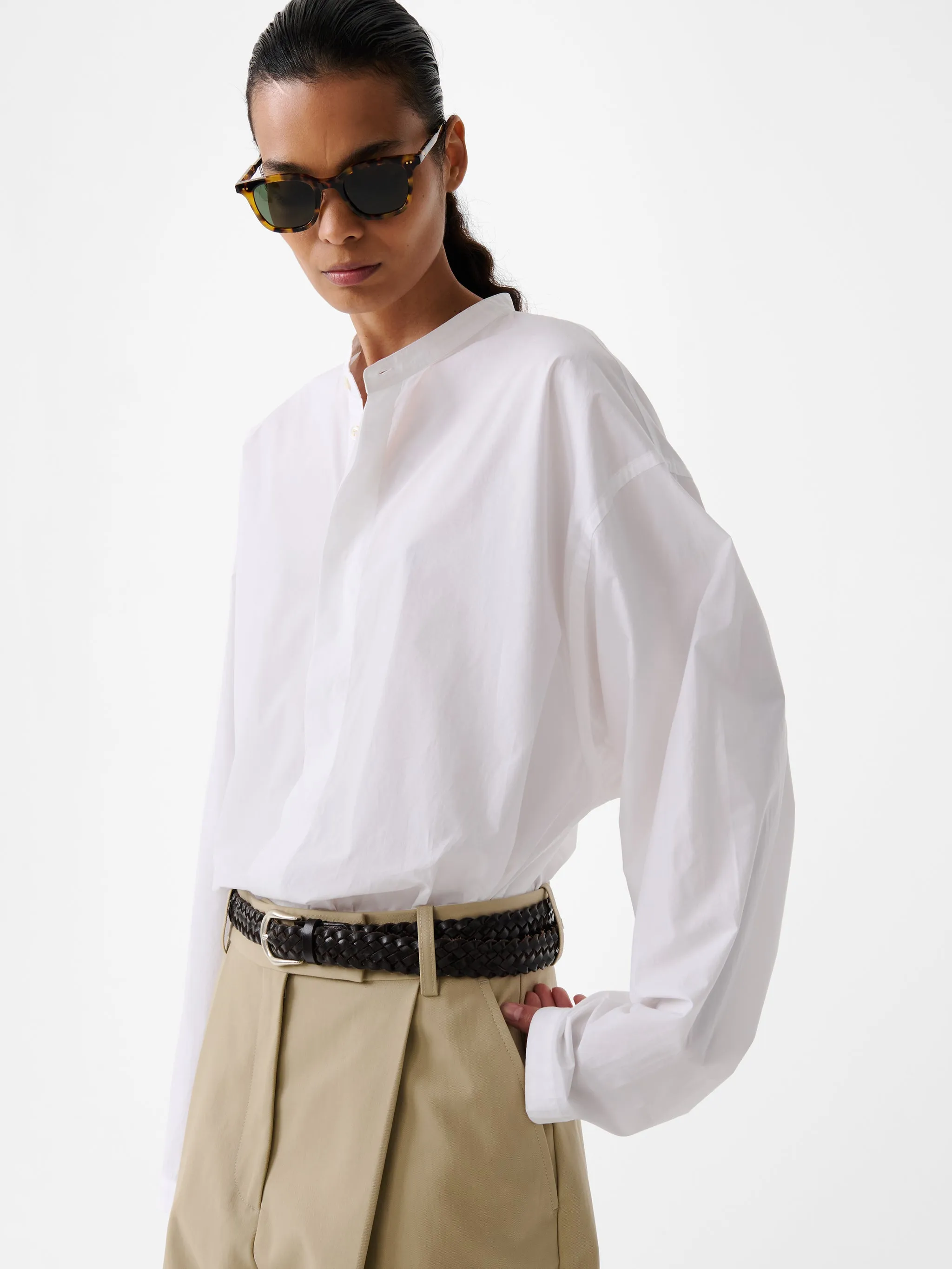 Karst Shirt in Optic White sold by Studio Nicholson product image thumbnail 2