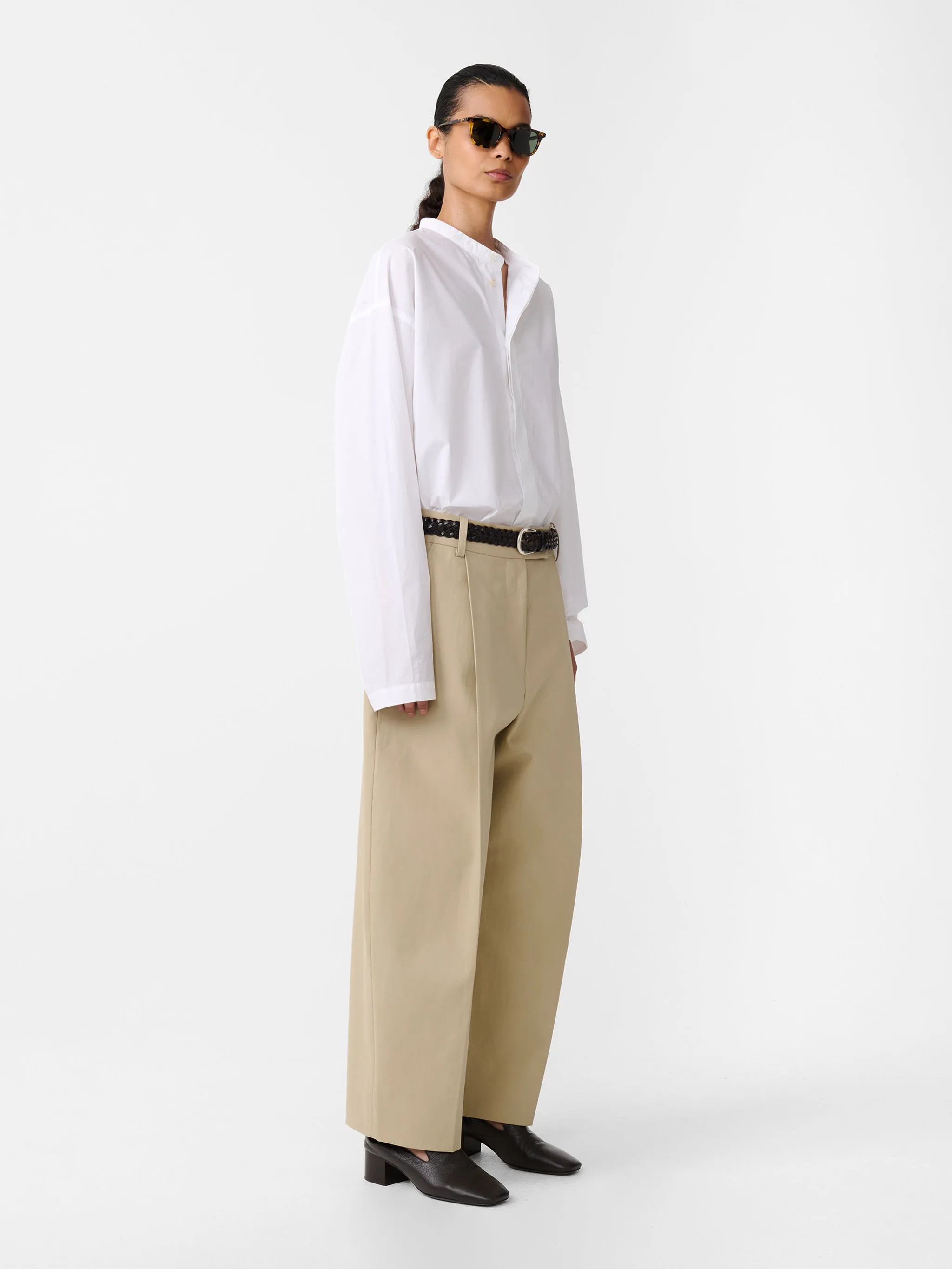 Karst Shirt in Optic White sold by Studio Nicholson product image thumbnail 4