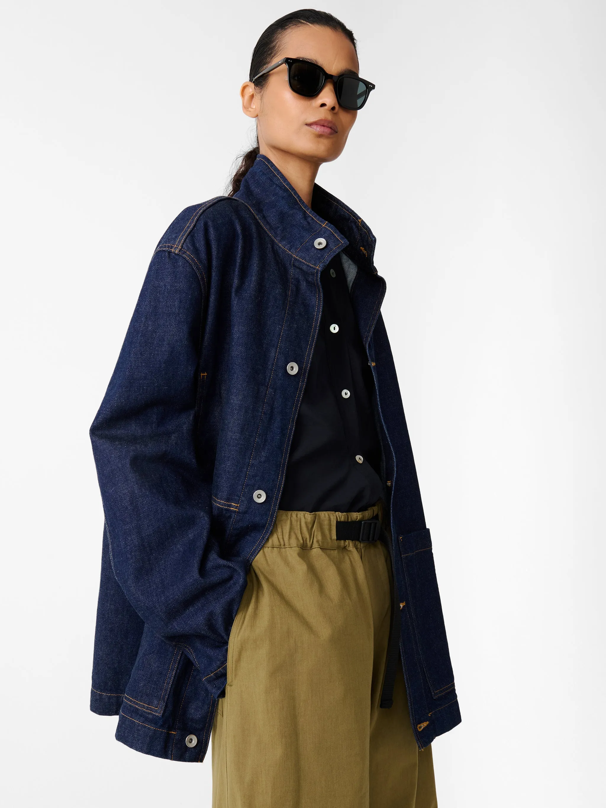 District Denim Jacket in Indigo Wash sold by Studio Nicholson product image thumbnail 2