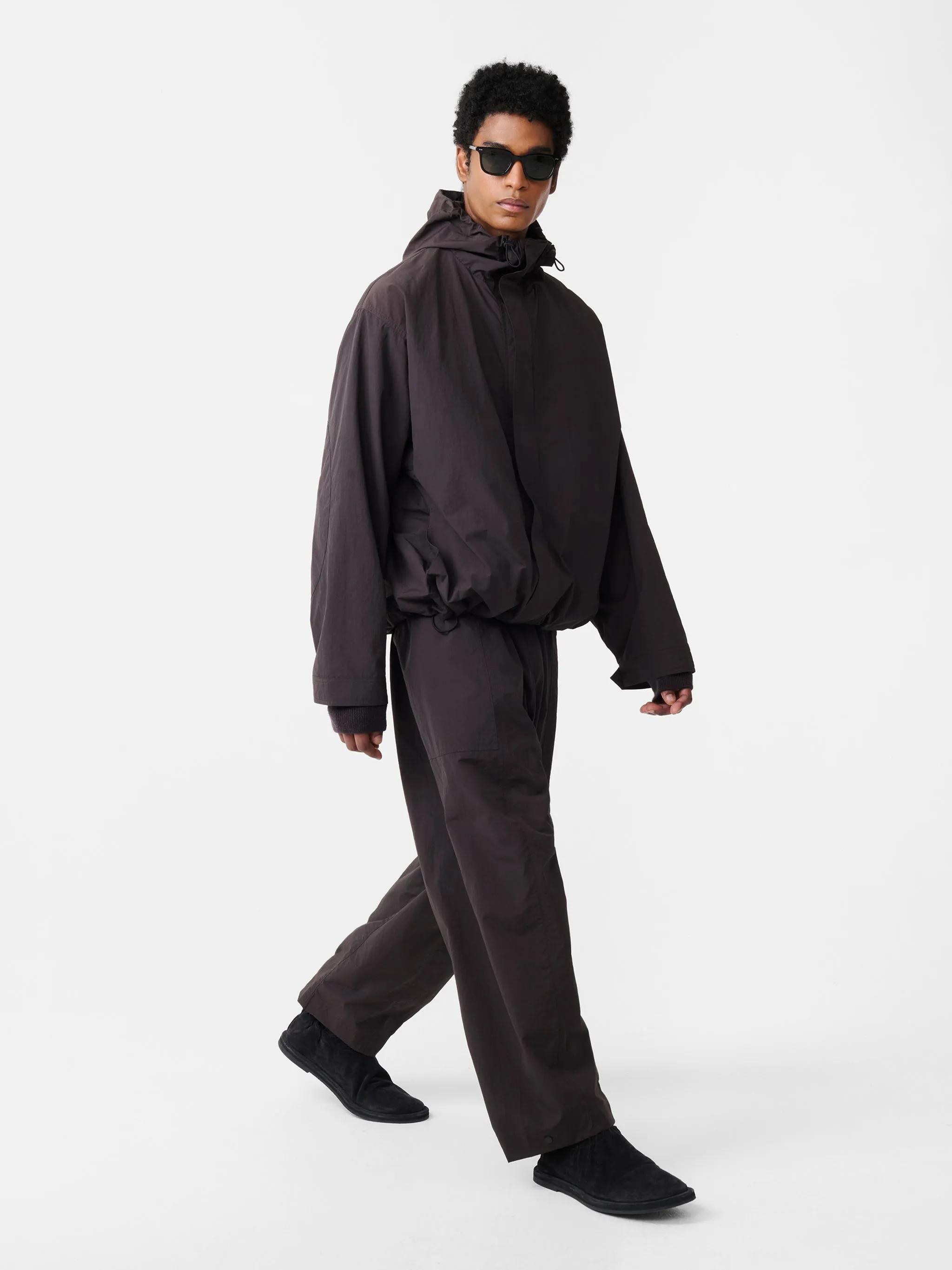 Timon Anorak in Espresso sold by Studio Nicholson product image thumbnail 5