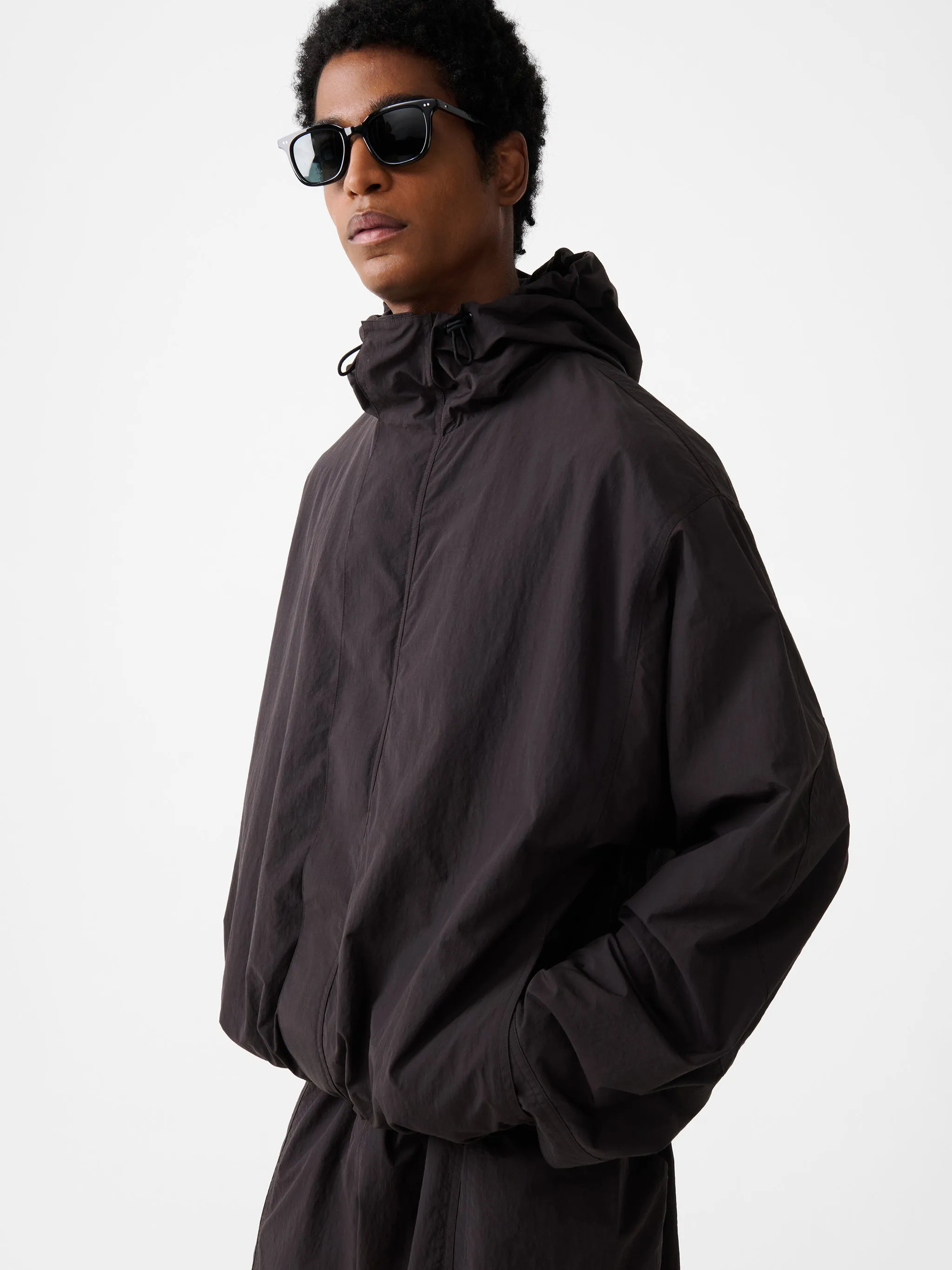 Timon Anorak in Espresso sold by Studio Nicholson