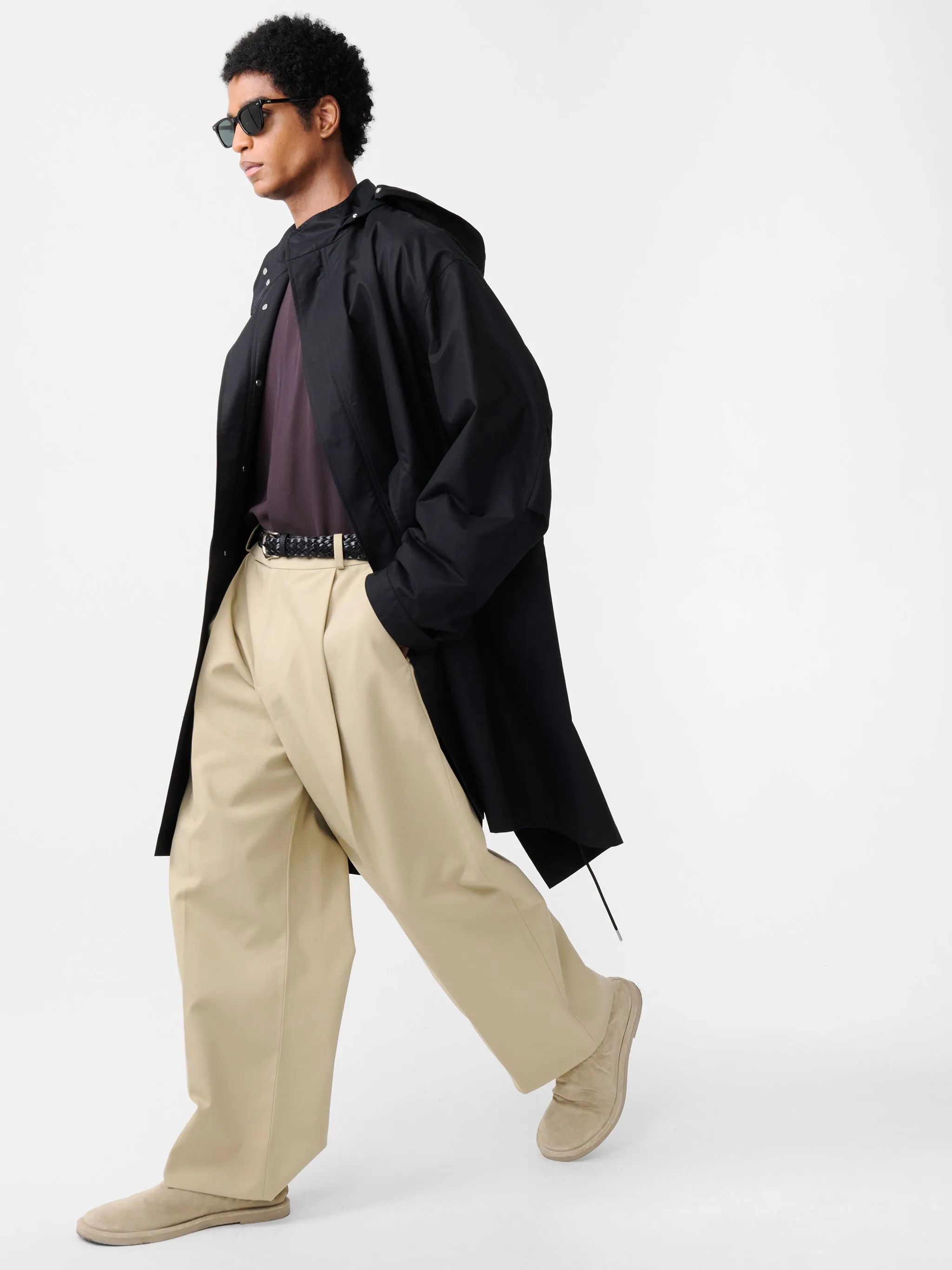 Mobi Coat in Oil sold by Studio Nicholson product image thumbnail 4