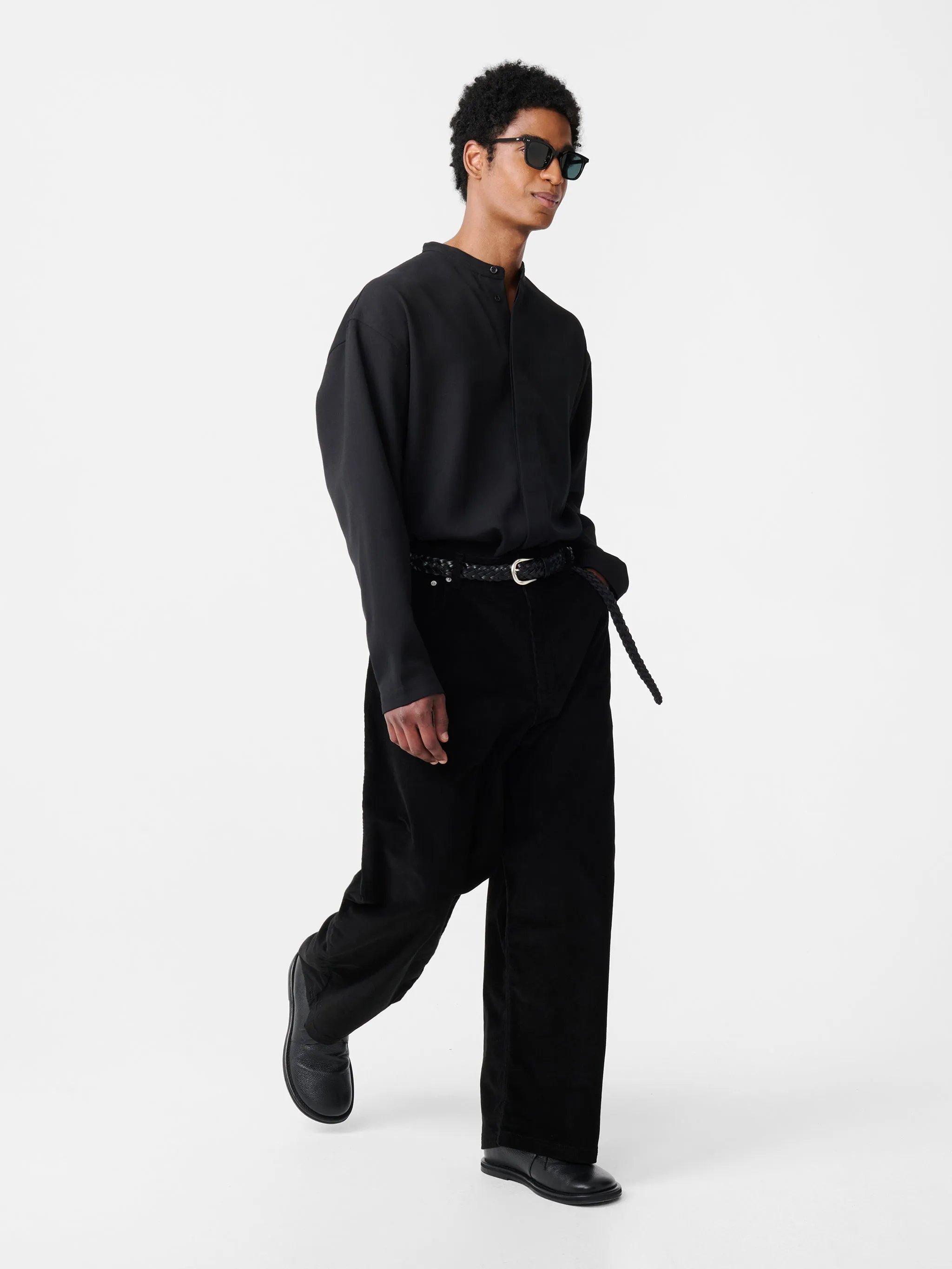 Karst Shirt in Black sold by Studio Nicholson product image thumbnail 4