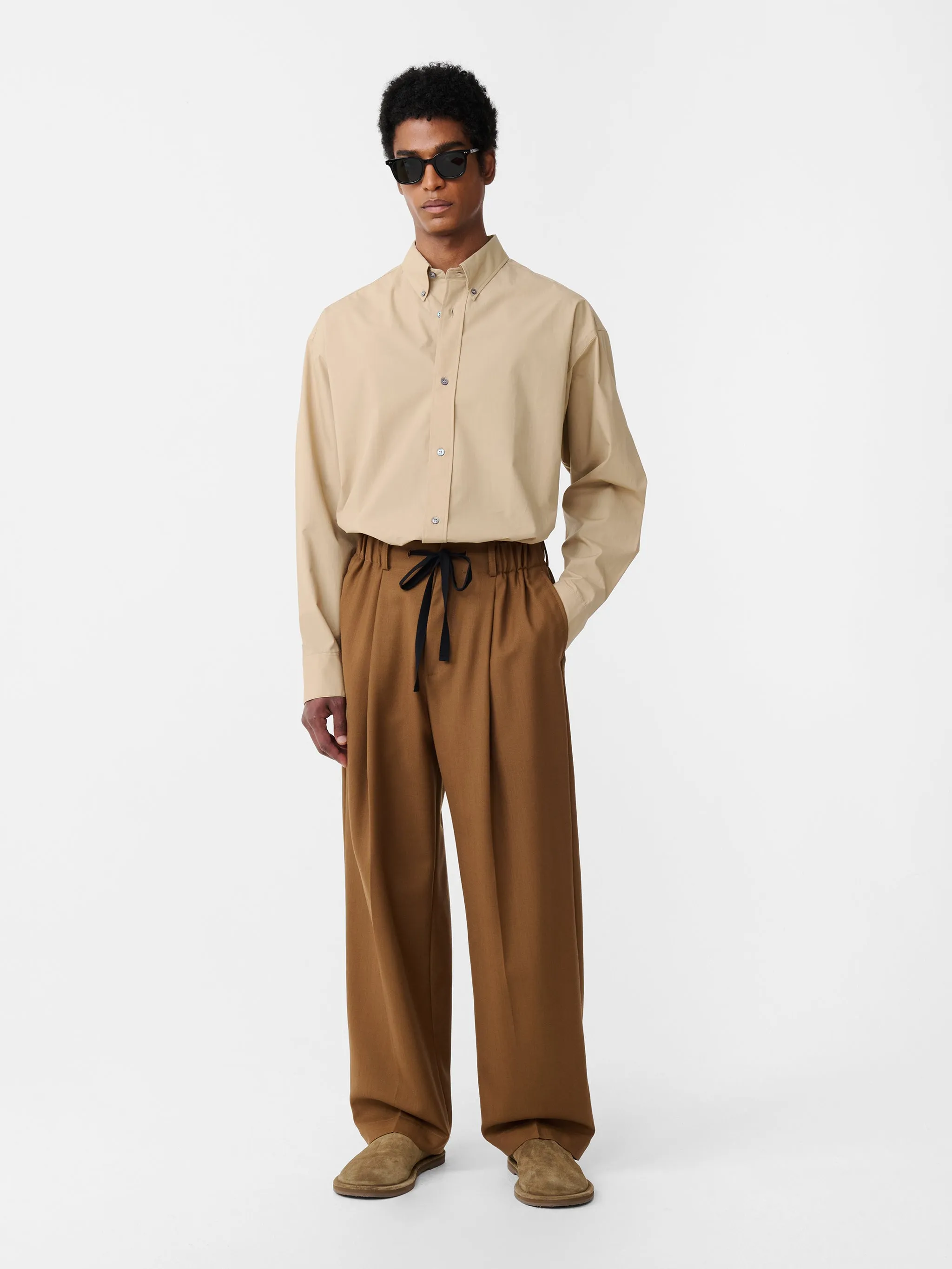 Jude Cotton Shirt in Reed sold by Studio Nicholson product image thumbnail 5