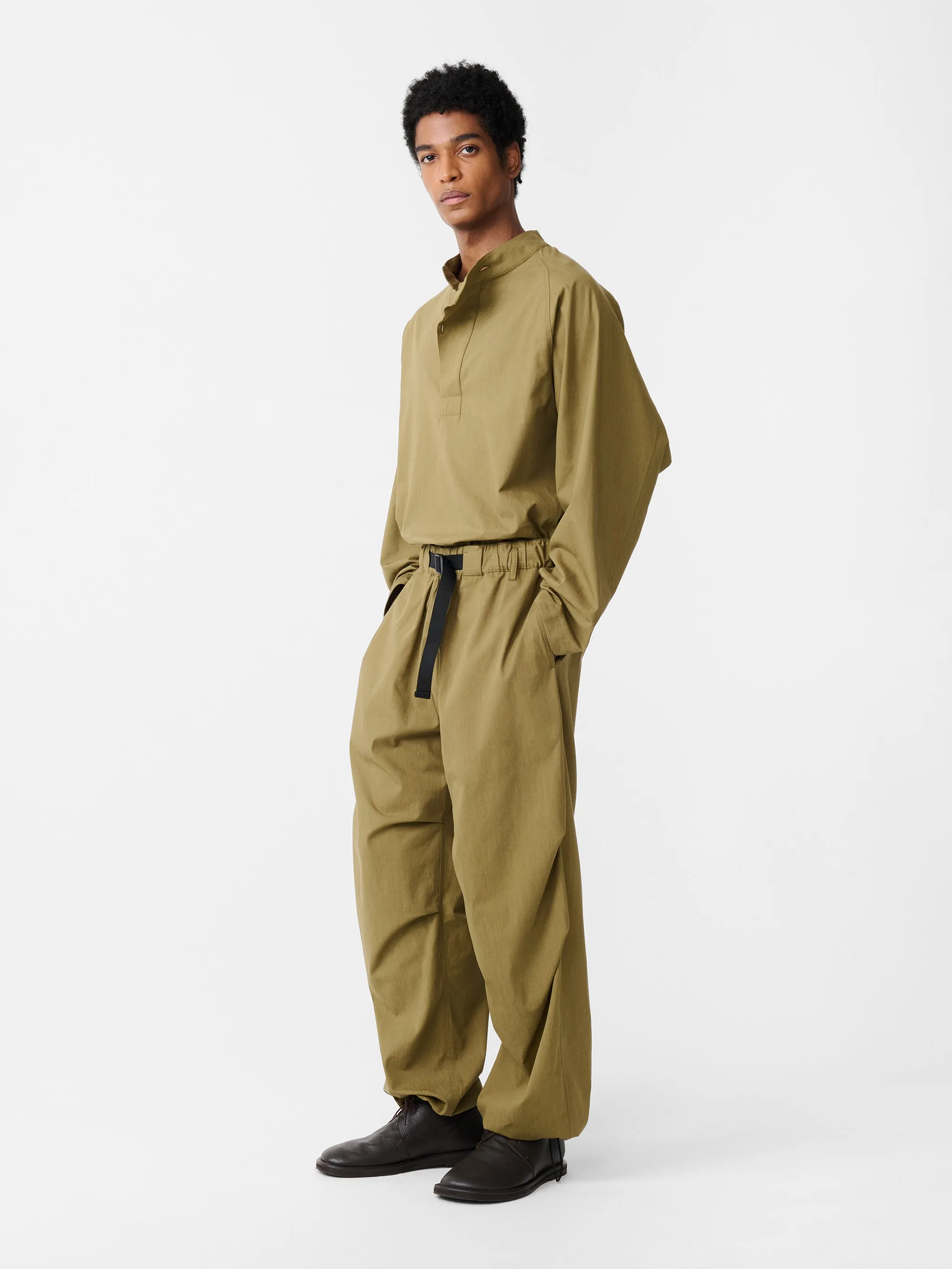 Casey Shirt in Military Green sold by Studio Nicholson product image thumbnail 3