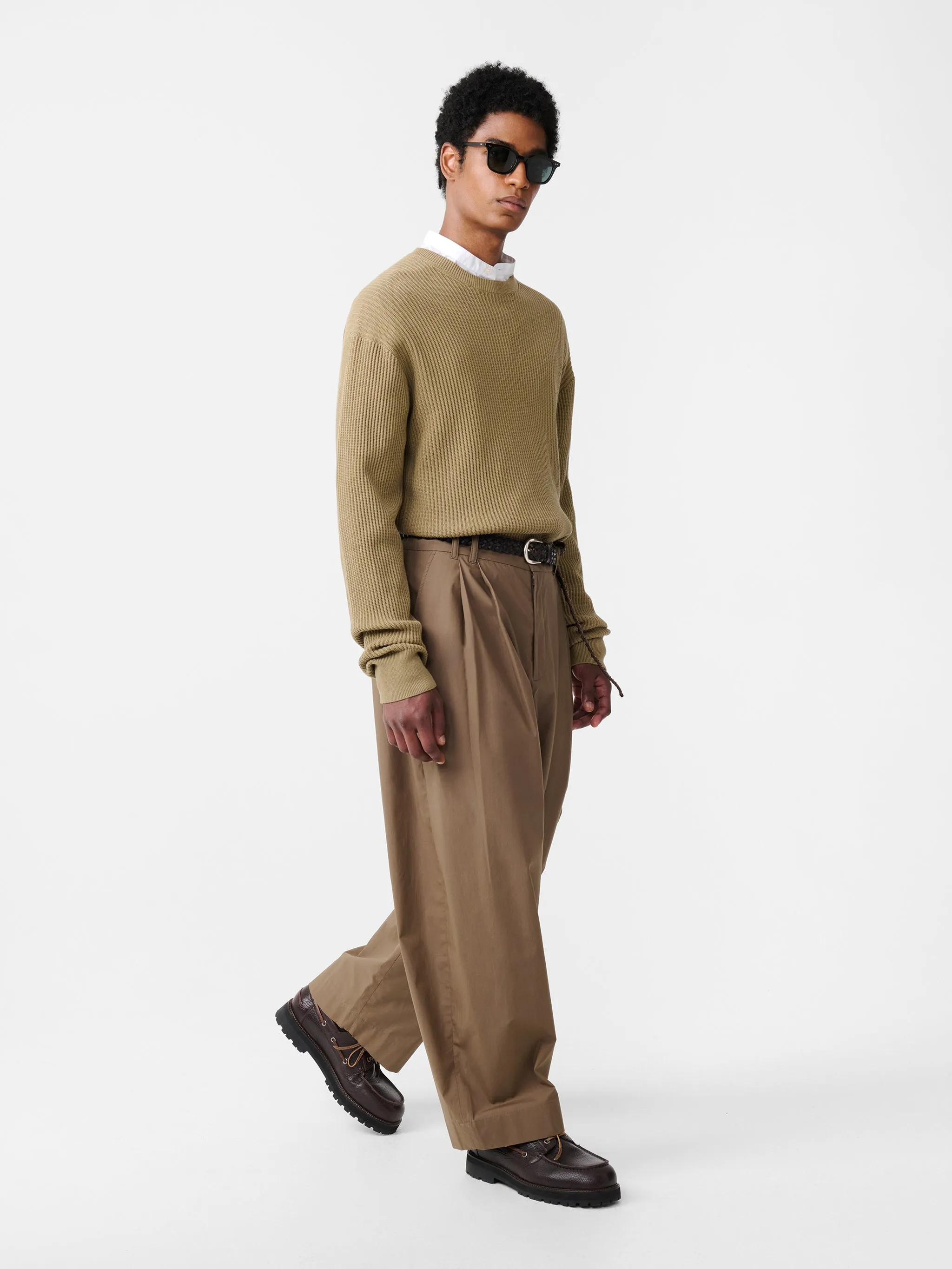 Arda Knit in Military Green sold by Studio Nicholson product image thumbnail 5