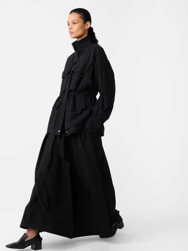 Ottowa Skirt in Washed Black sold by Studio Nicholson