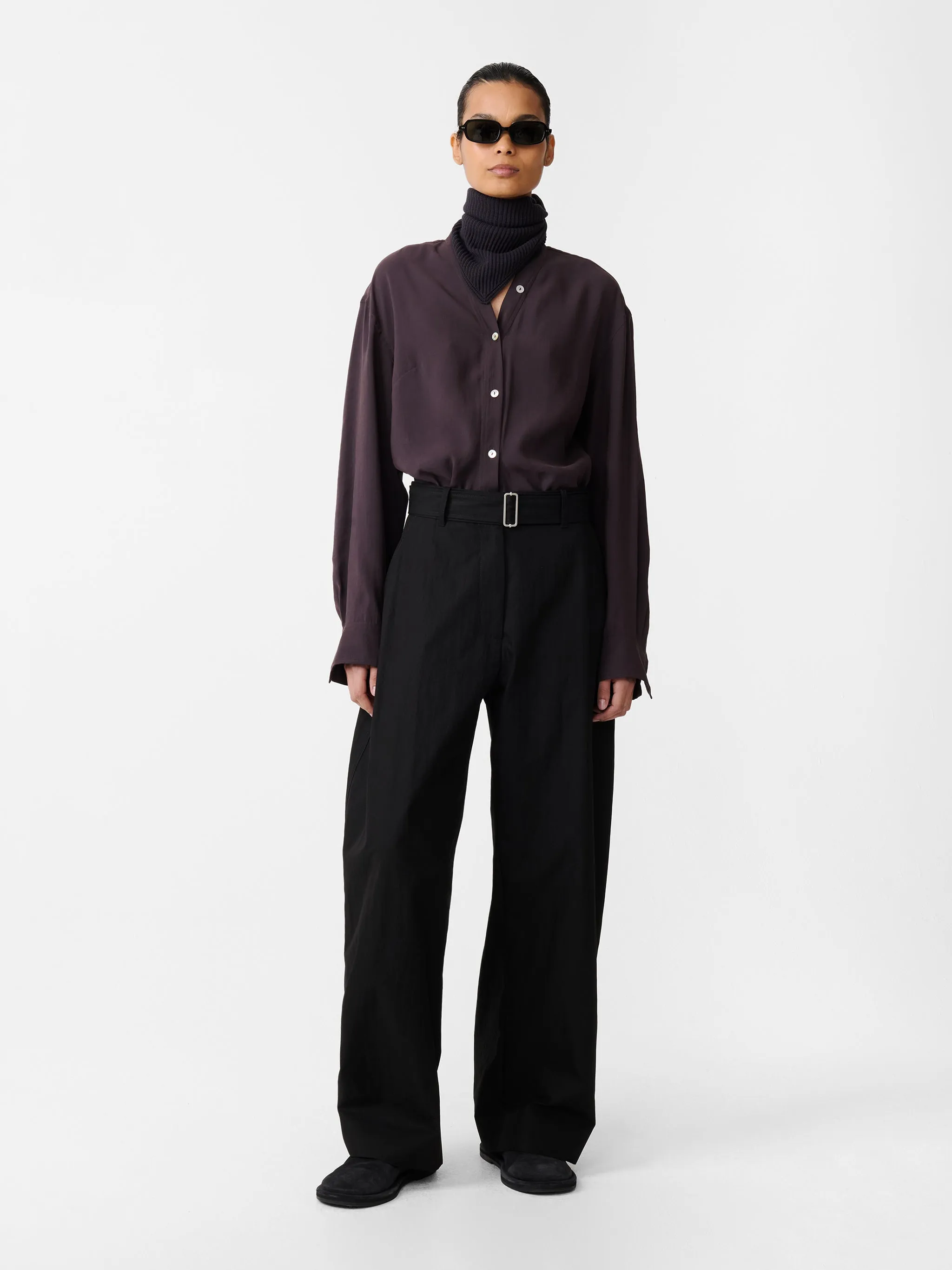 Doring Pant in Black sold by Studio Nicholson product image thumbnail 3