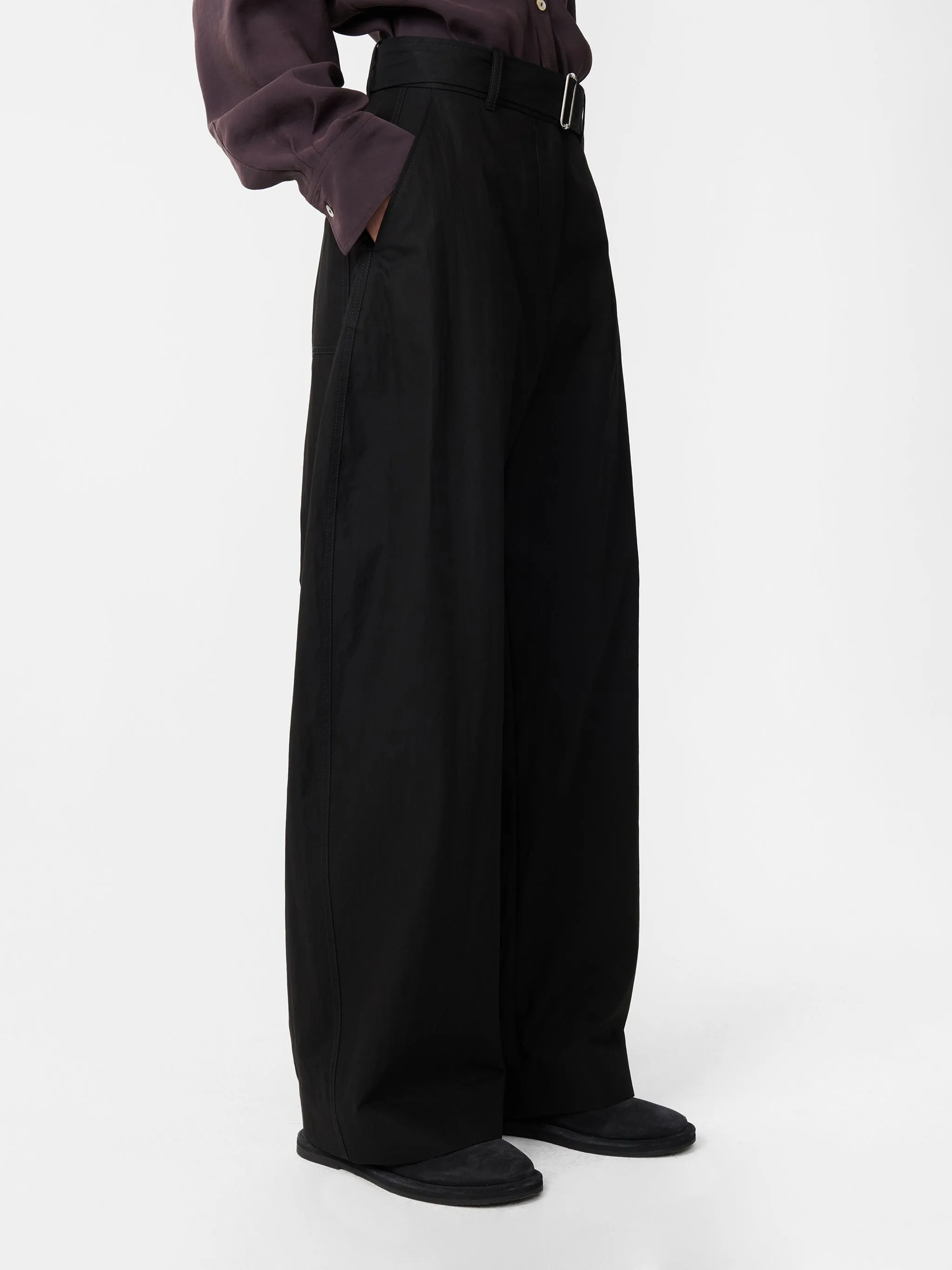 Doring Pant in Black sold by Studio Nicholson product image thumbnail 5