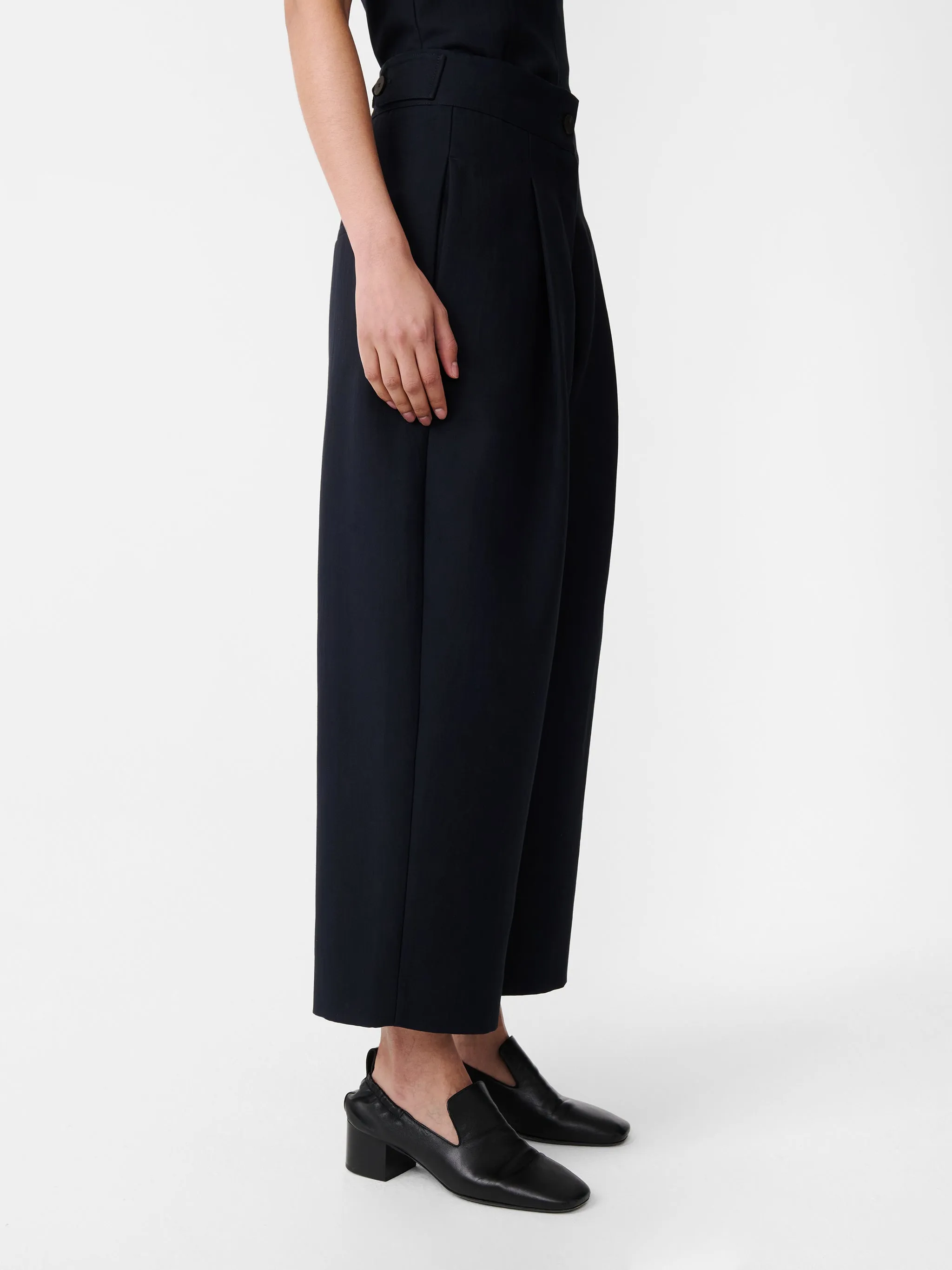Fellini Pant in Darkest Navy sold by Studio Nicholson product image thumbnail 4