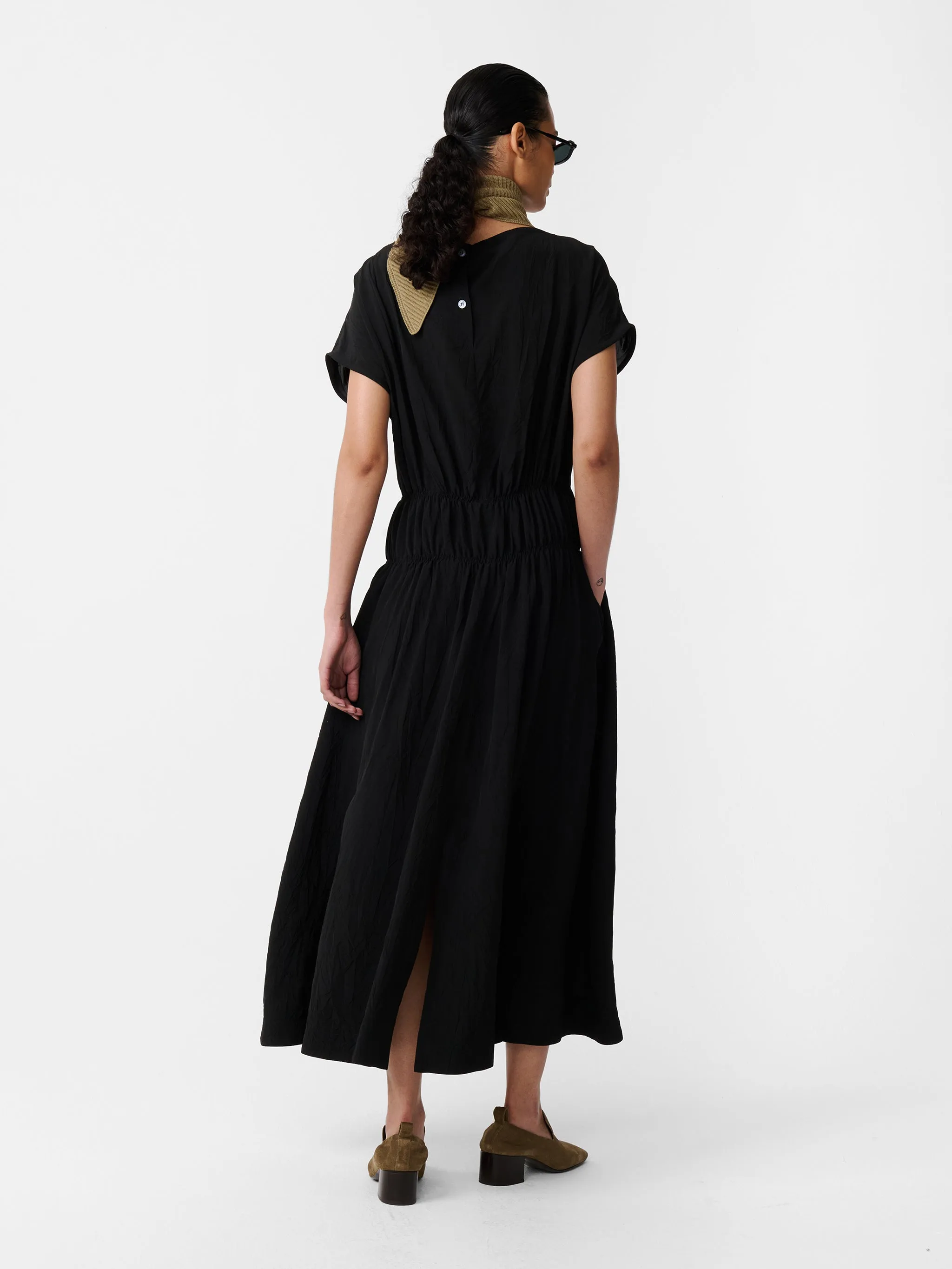 Simos Dress in Black sold by Studio Nicholson product image thumbnail 2