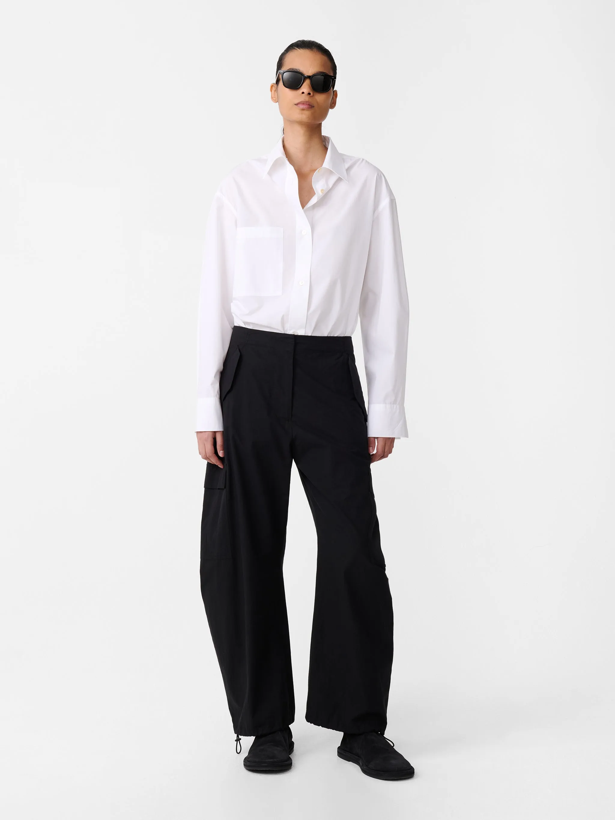 Leto Shirt in Optic White sold by Studio Nicholson product image thumbnail 4