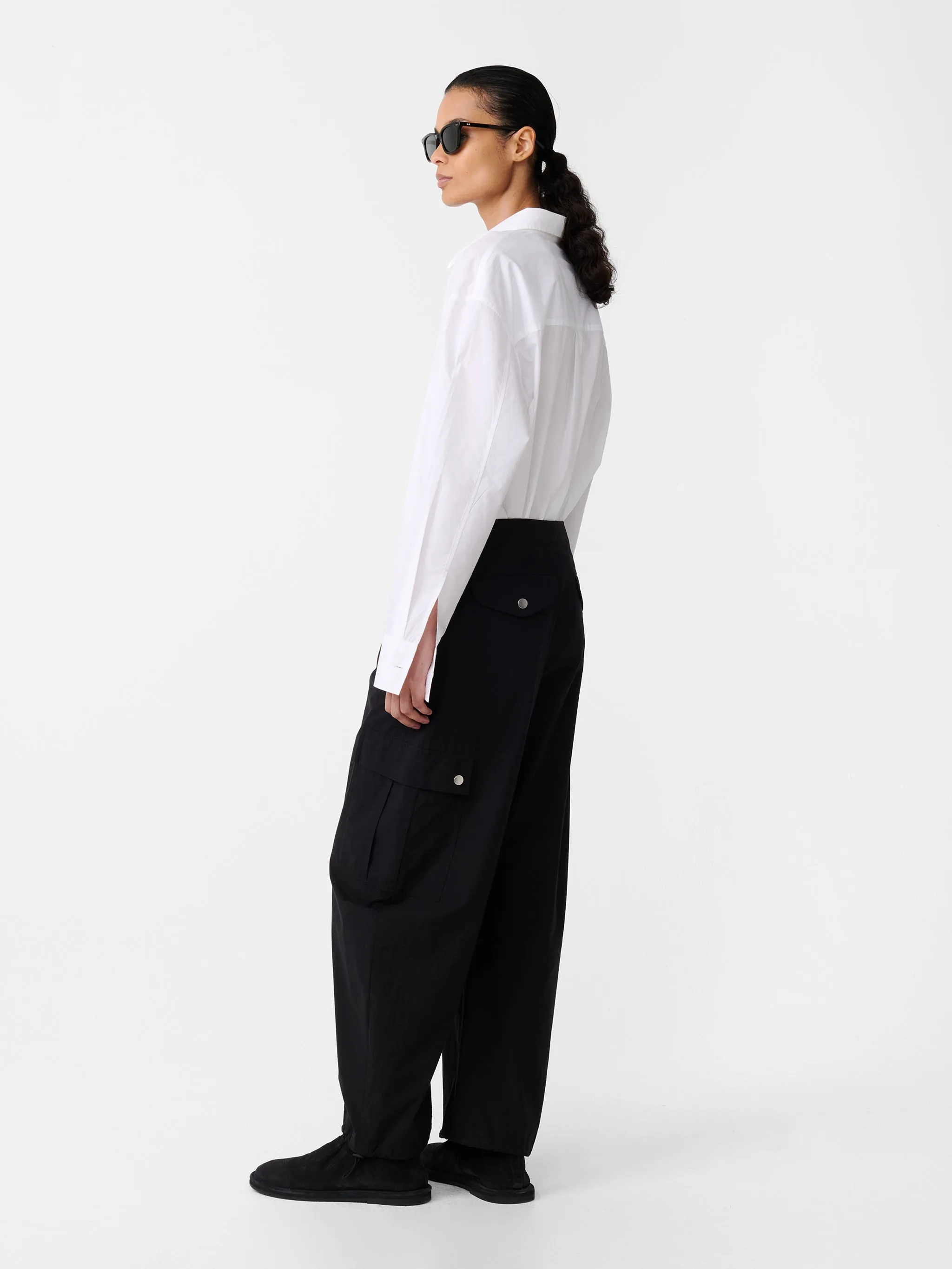 Leto Shirt in Optic White sold by Studio Nicholson product image thumbnail 3