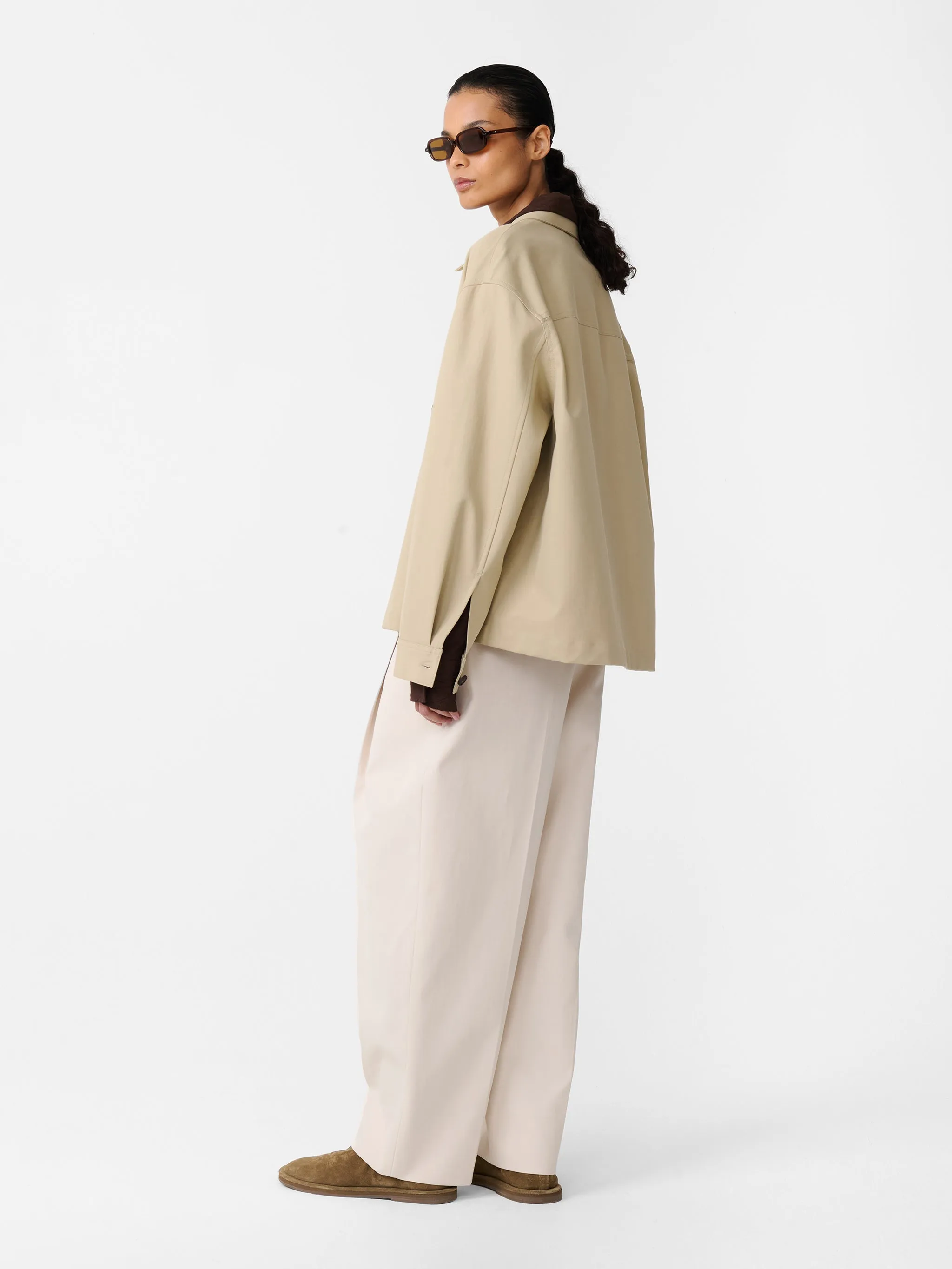 Harron Jacket in Sand sold by Studio Nicholson product image thumbnail 2