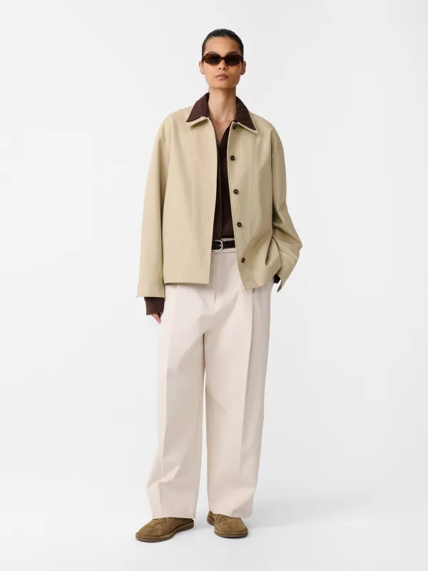 Harron Jacket in Sand sold by Studio Nicholson