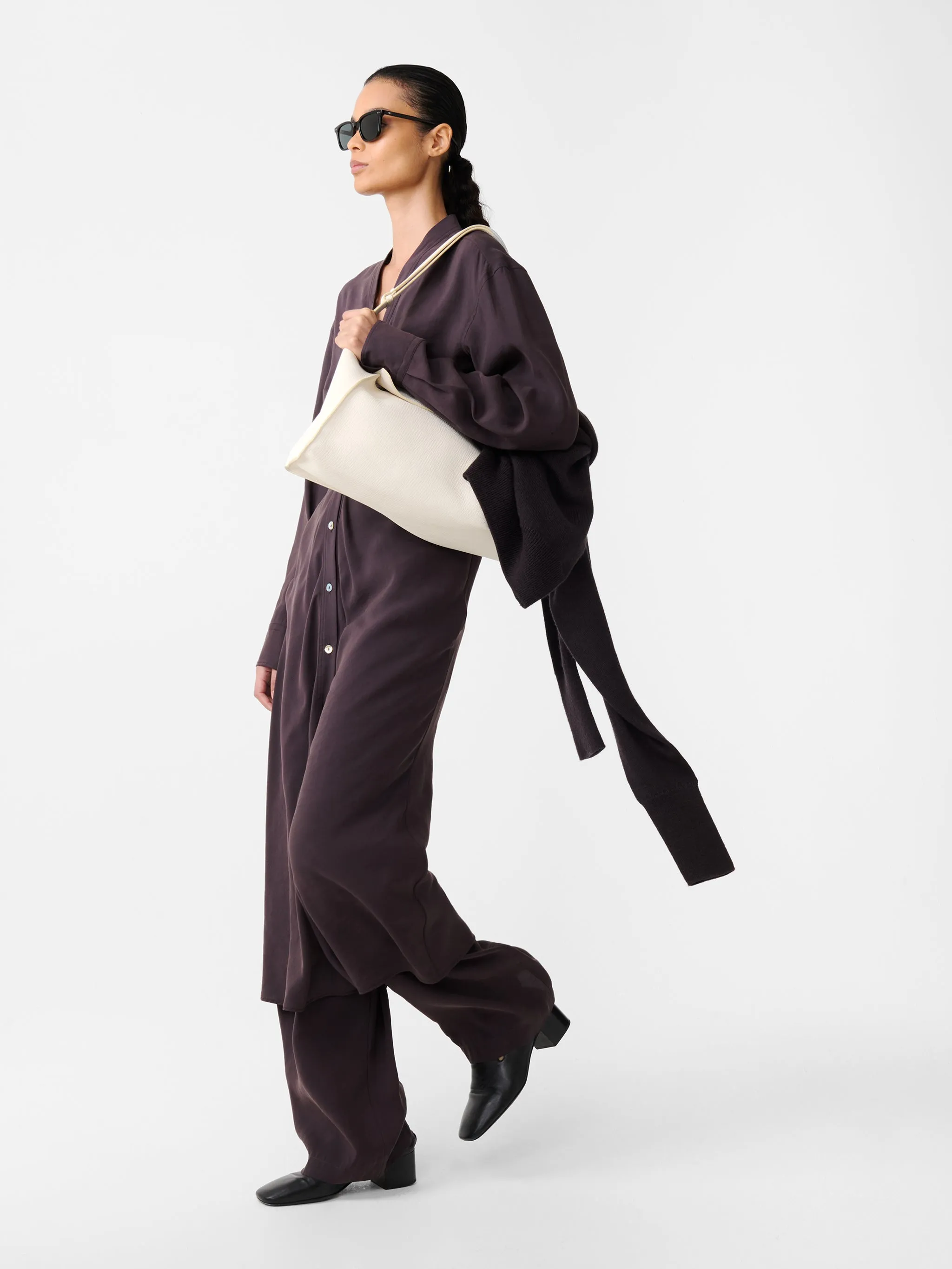 Fiore Dress in Yam sold by Studio Nicholson product image thumbnail 4