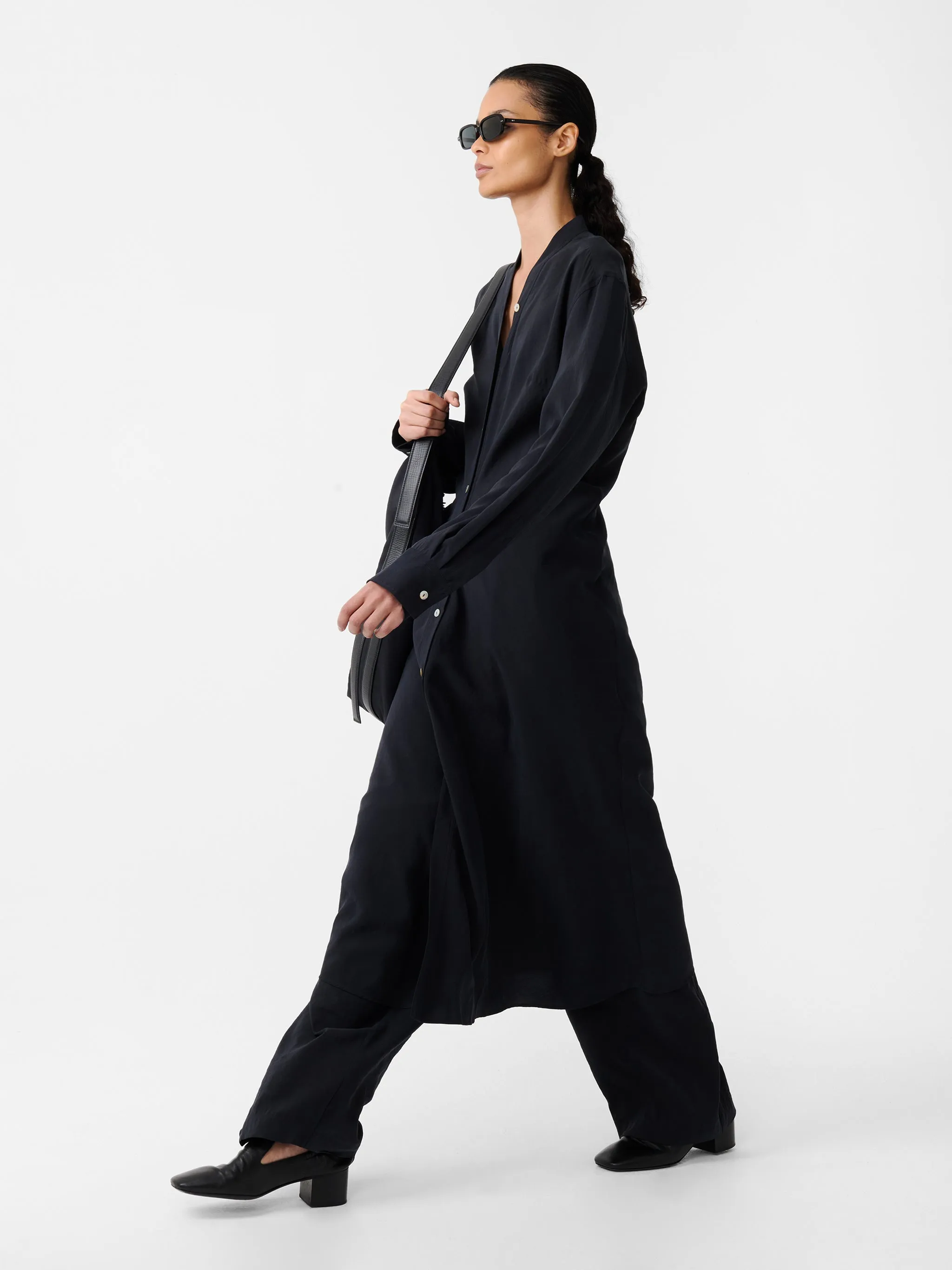 Fiore Dress in Darkest Navy sold by Studio Nicholson product image thumbnail 3