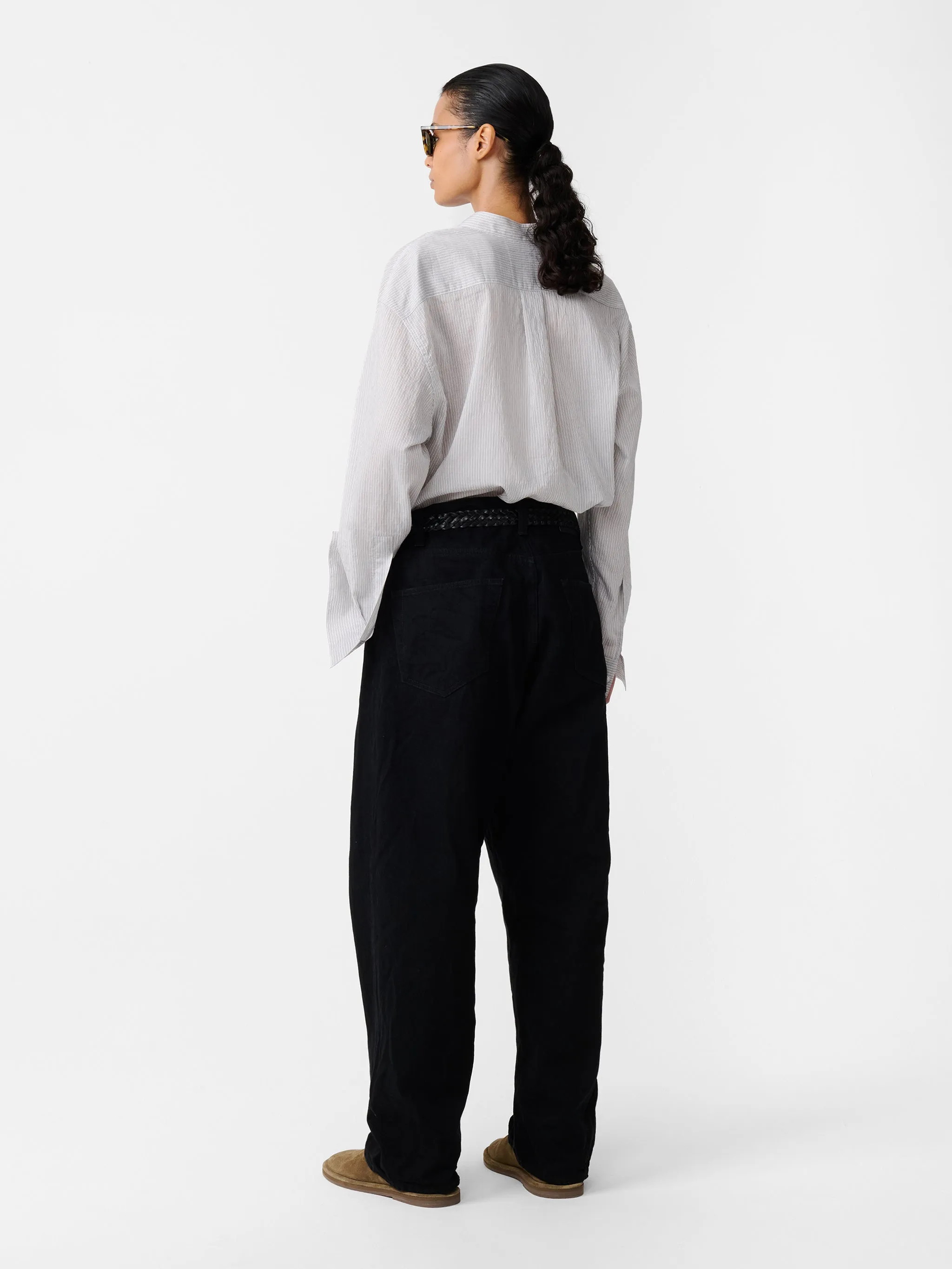 Dilys Shirt in Chalk Stripe sold by Studio Nicholson product image thumbnail 5