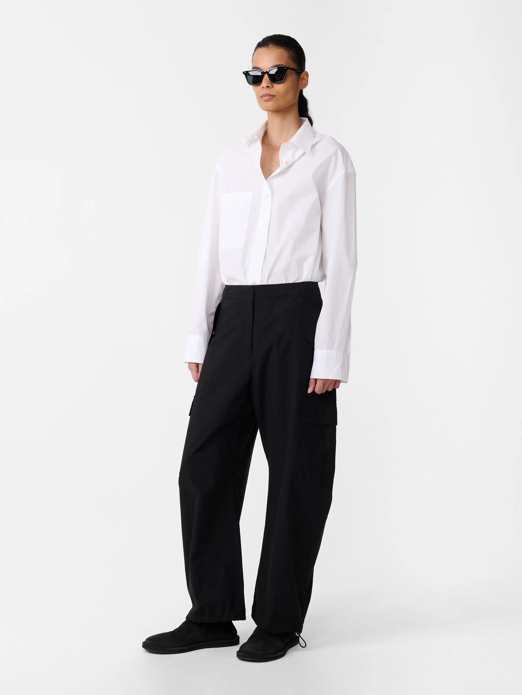 Clovis Pant in Washed Black sold by Studio Nicholson product image thumbnail 2