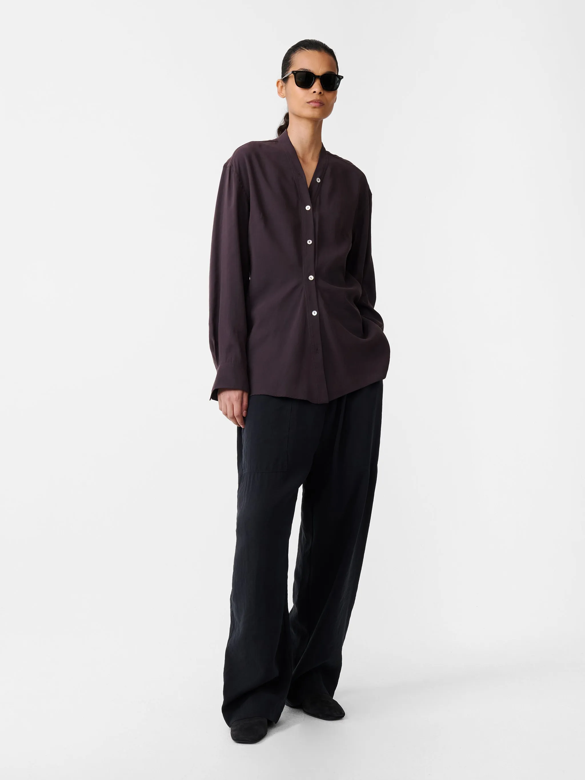 Capel Pant in Darkest Navy sold by Studio Nicholson product image thumbnail 2