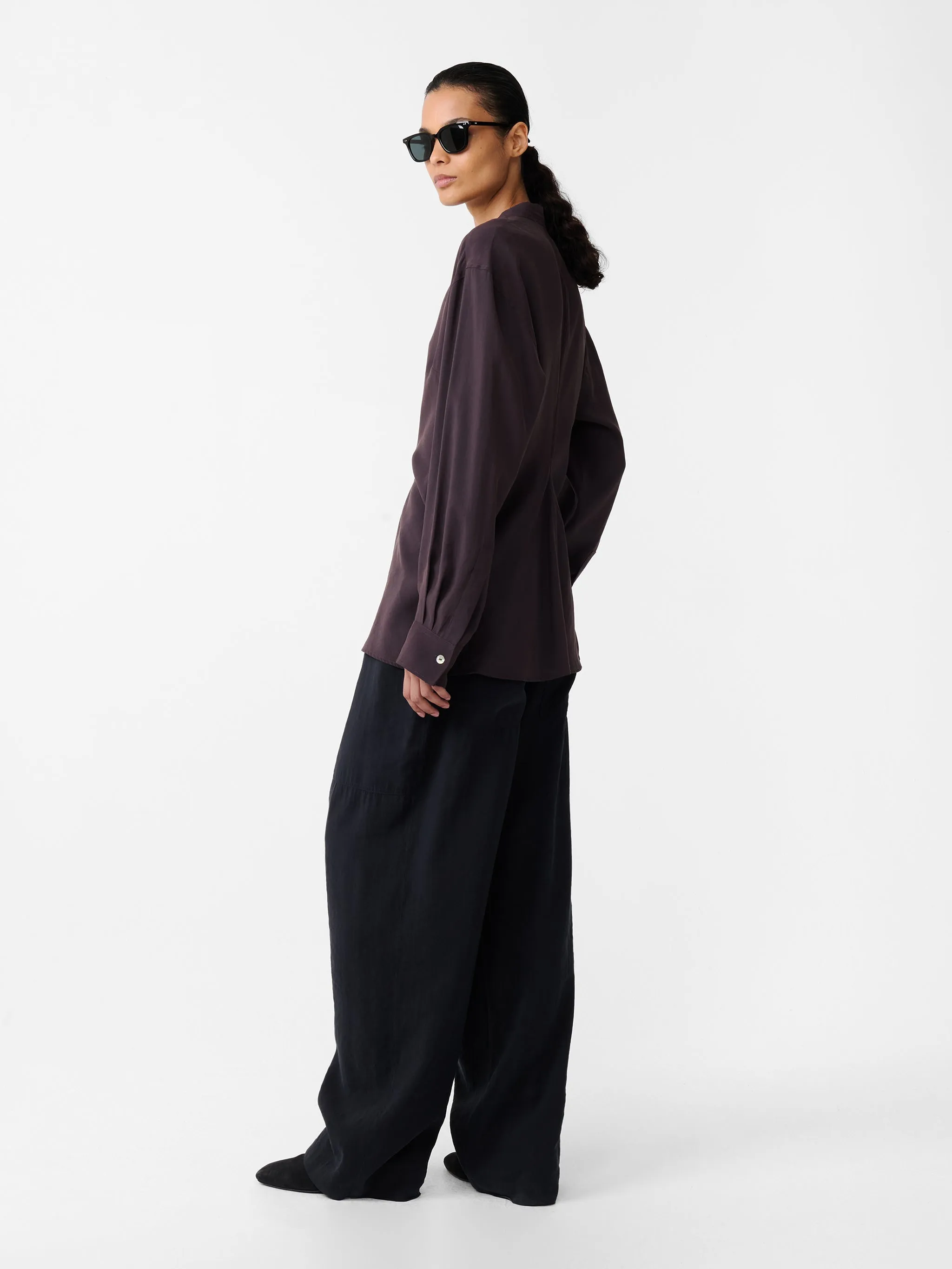 Capel Pant in Darkest Navy sold by Studio Nicholson product image thumbnail 4