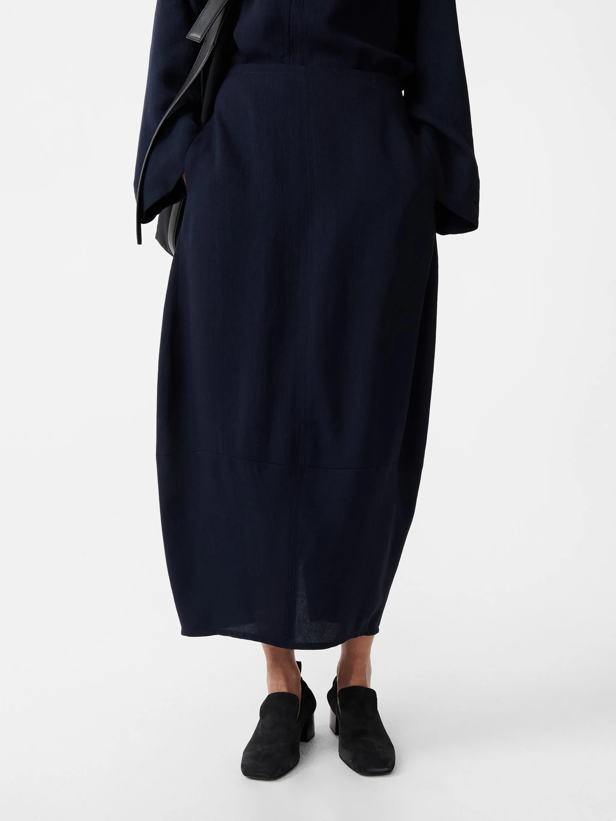 Beni Skirt in Darkest Navy sold by Studio Nicholson product image thumbnail 5