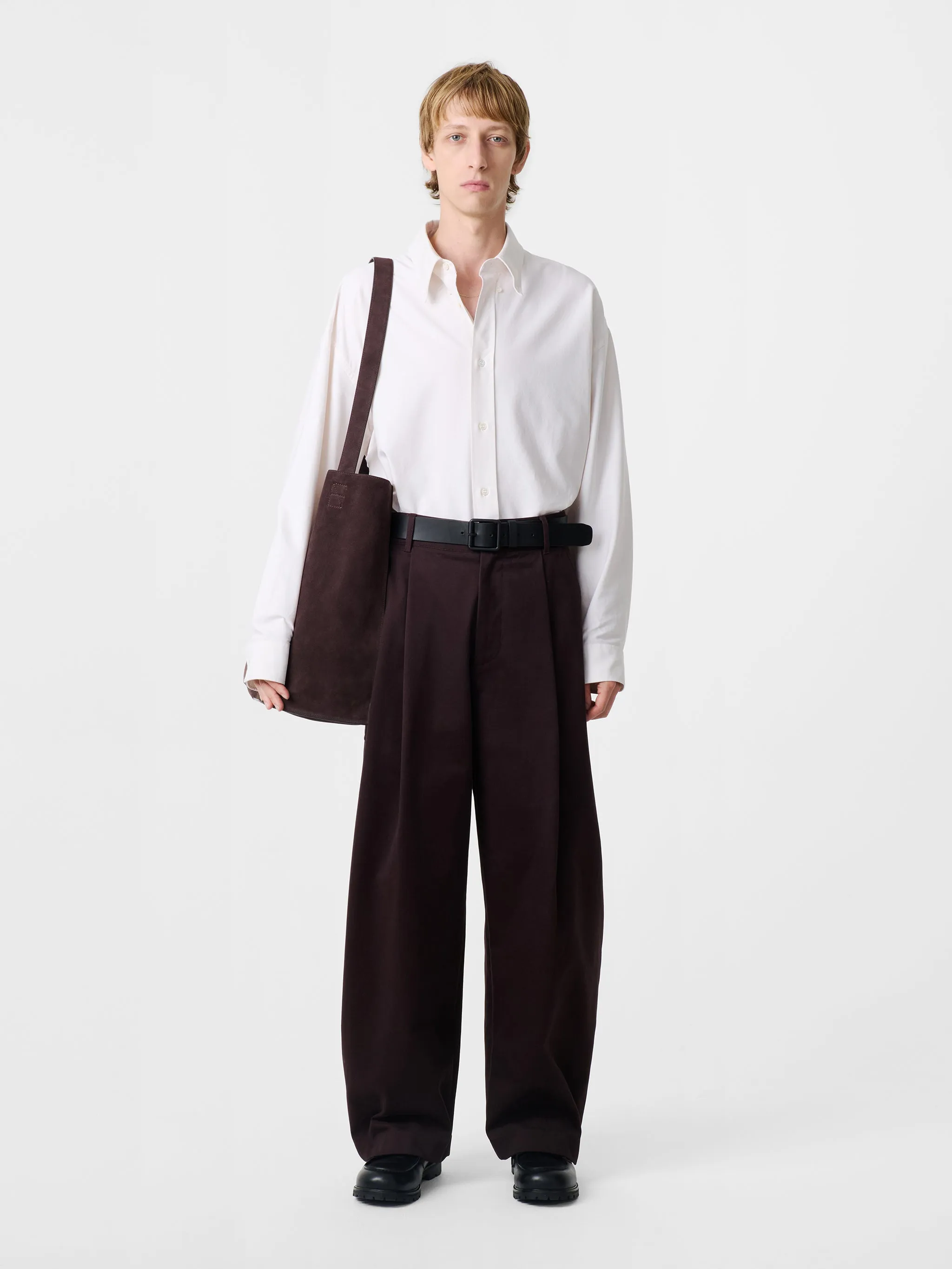 Guild Pant in Conker sold by Studio Nicholson