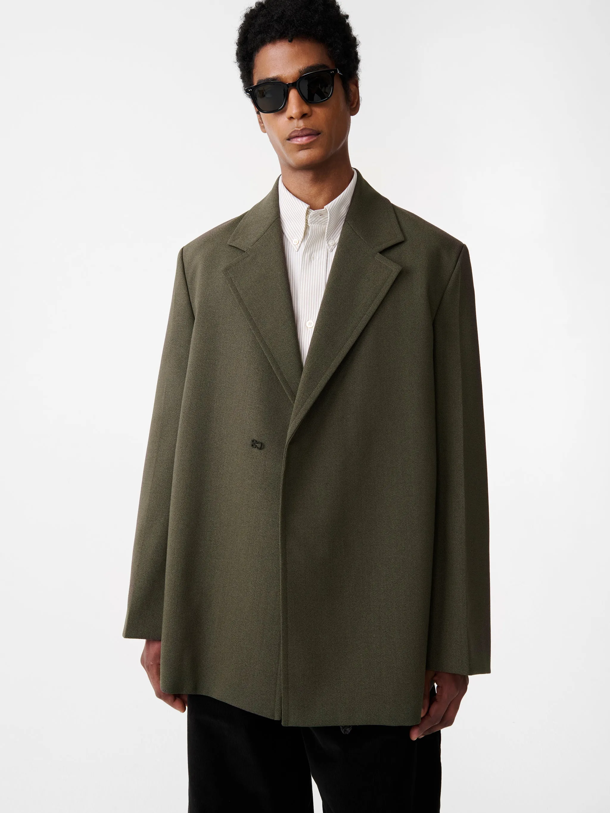 Vortice Jacket in Kelp sold by Studio Nicholson product image thumbnail 2