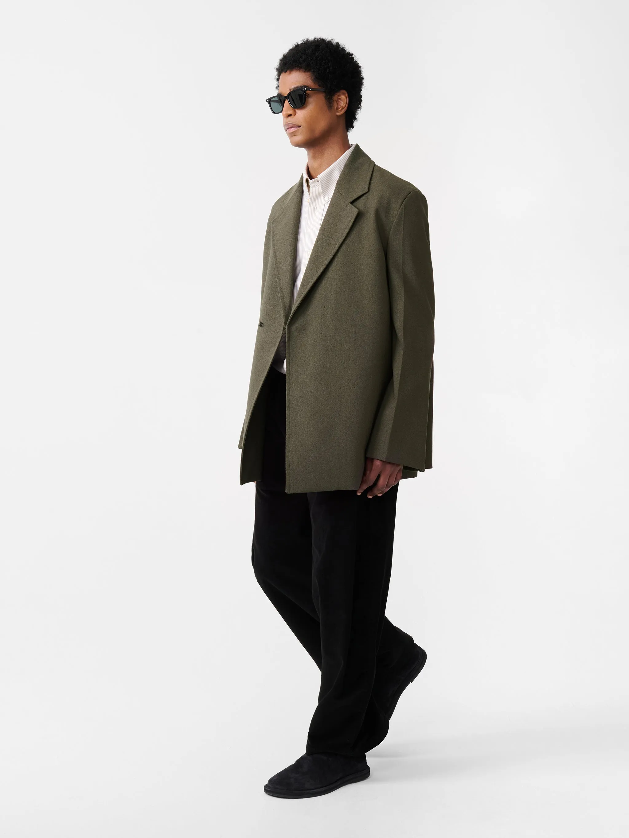 Vortice Jacket in Kelp sold by Studio Nicholson