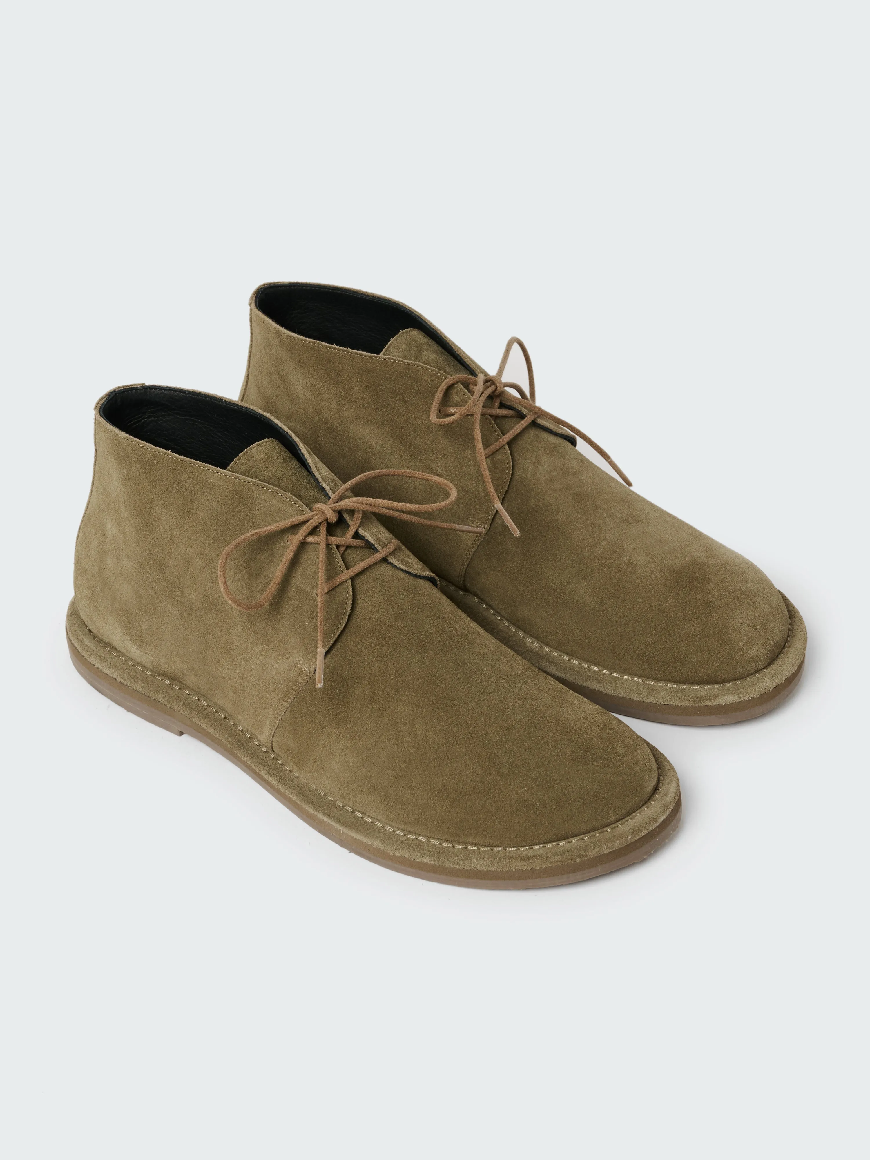 Men's Woodrow Suede Shoe in Taupe sold by Studio Nicholson product image thumbnail 5