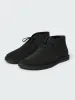 Men's Woodrow Suede Shoe in Offblack sold by Studio Nicholson